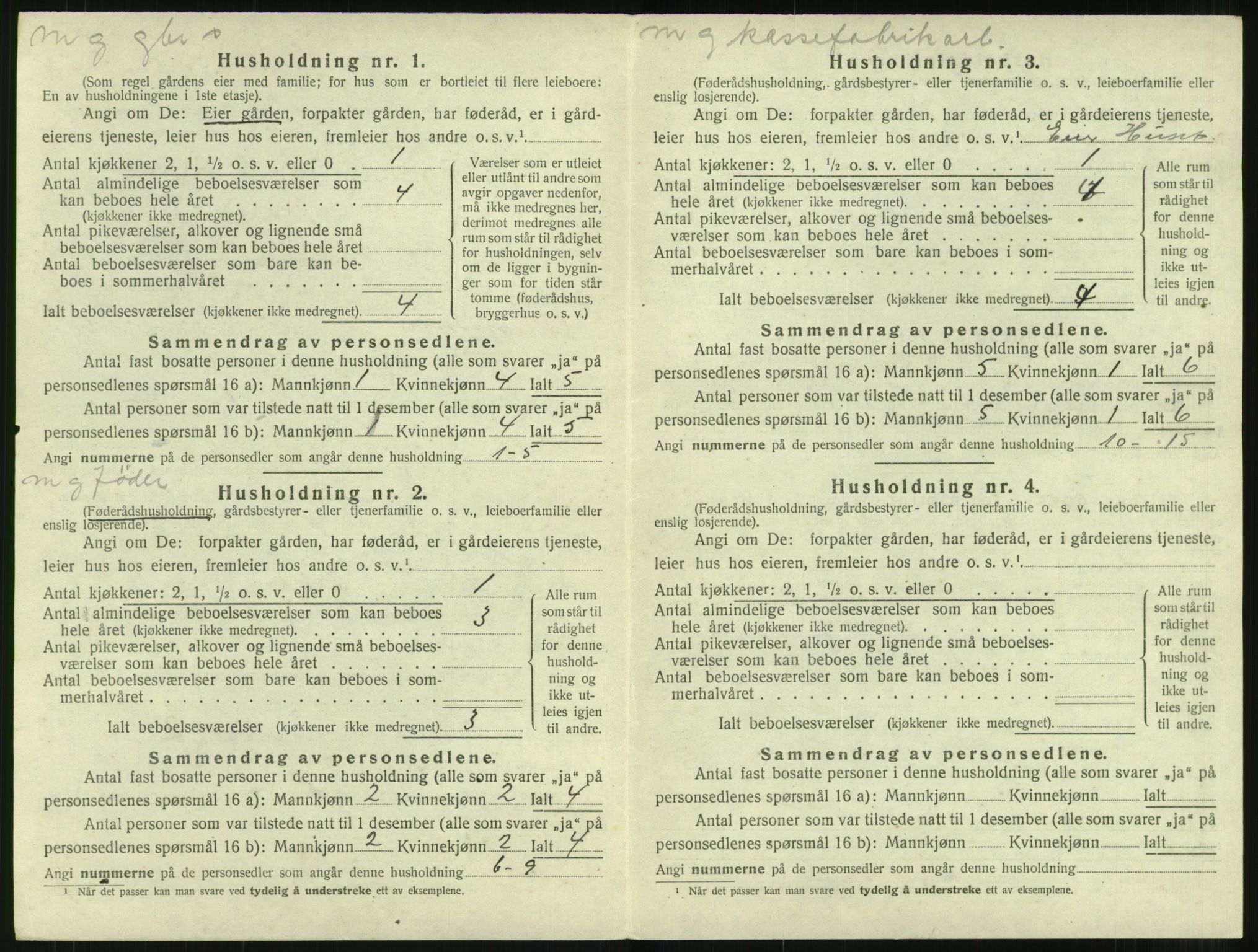 SAT, 1920 census for Bremsnes, 1920, p. 676