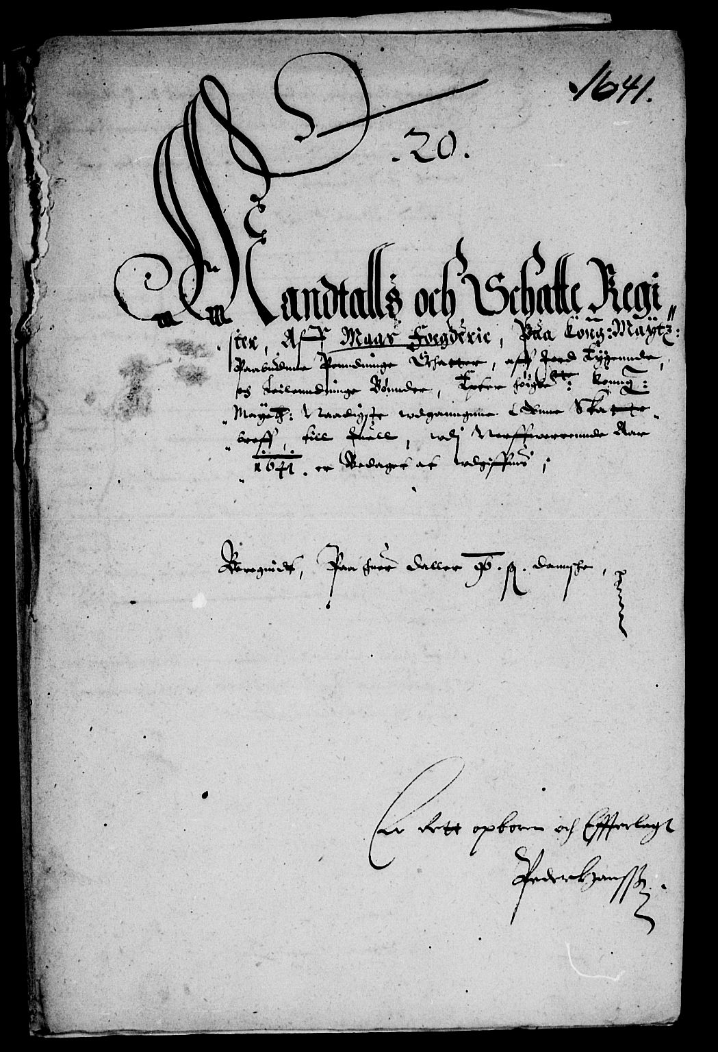 Rentekammeret inntil 1814, Reviderte regnskaper, Lensregnskaper, AV/RA-EA-5023/R/Rb/Rba/L0159: Akershus len, 1641-1642