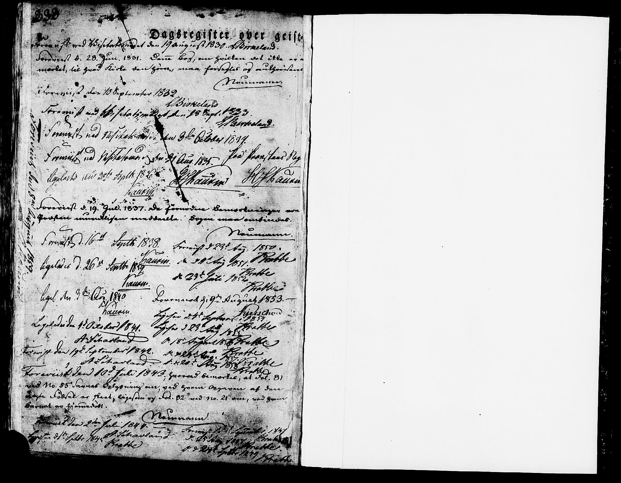 Ministerialprotokoller, klokkerbøker og fødselsregistre - Møre og Romsdal, SAT/A-1454/517/L0221: Parish register (official) no. 517A01, 1827-1858