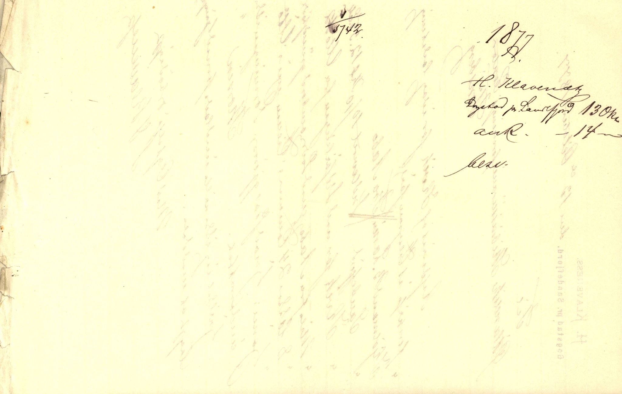 Pa 63 - Østlandske skibsassuranceforening, VEMU/A-1079/G/Ga/L0009/0020: Havaridokumenter / Kvik, 1877