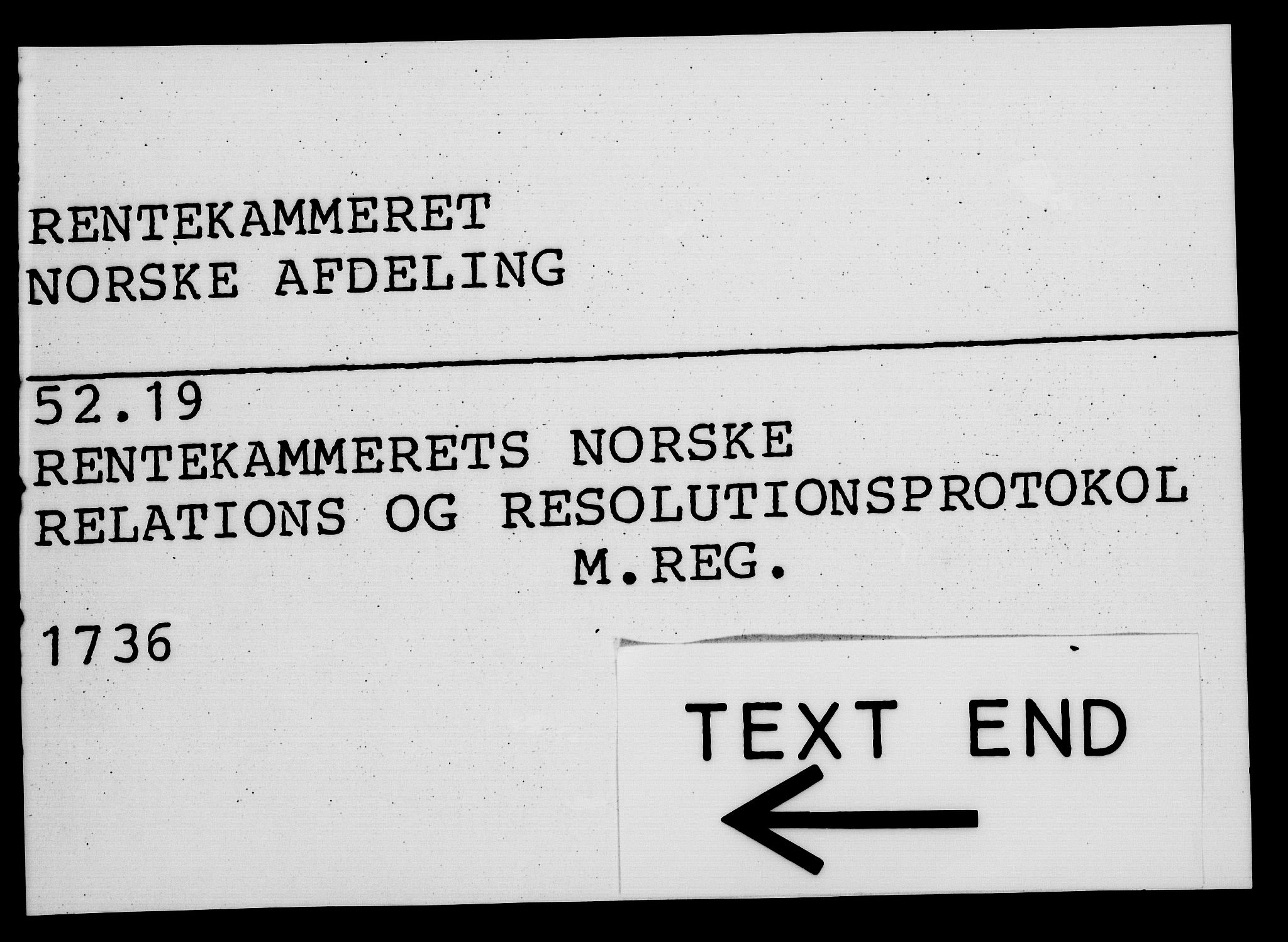 Rentekammeret, Kammerkanselliet, RA/EA-3111/G/Gf/Gfa/L0019: Norsk relasjons- og resolusjonsprotokoll (merket RK 52.19), 1736, p. 588