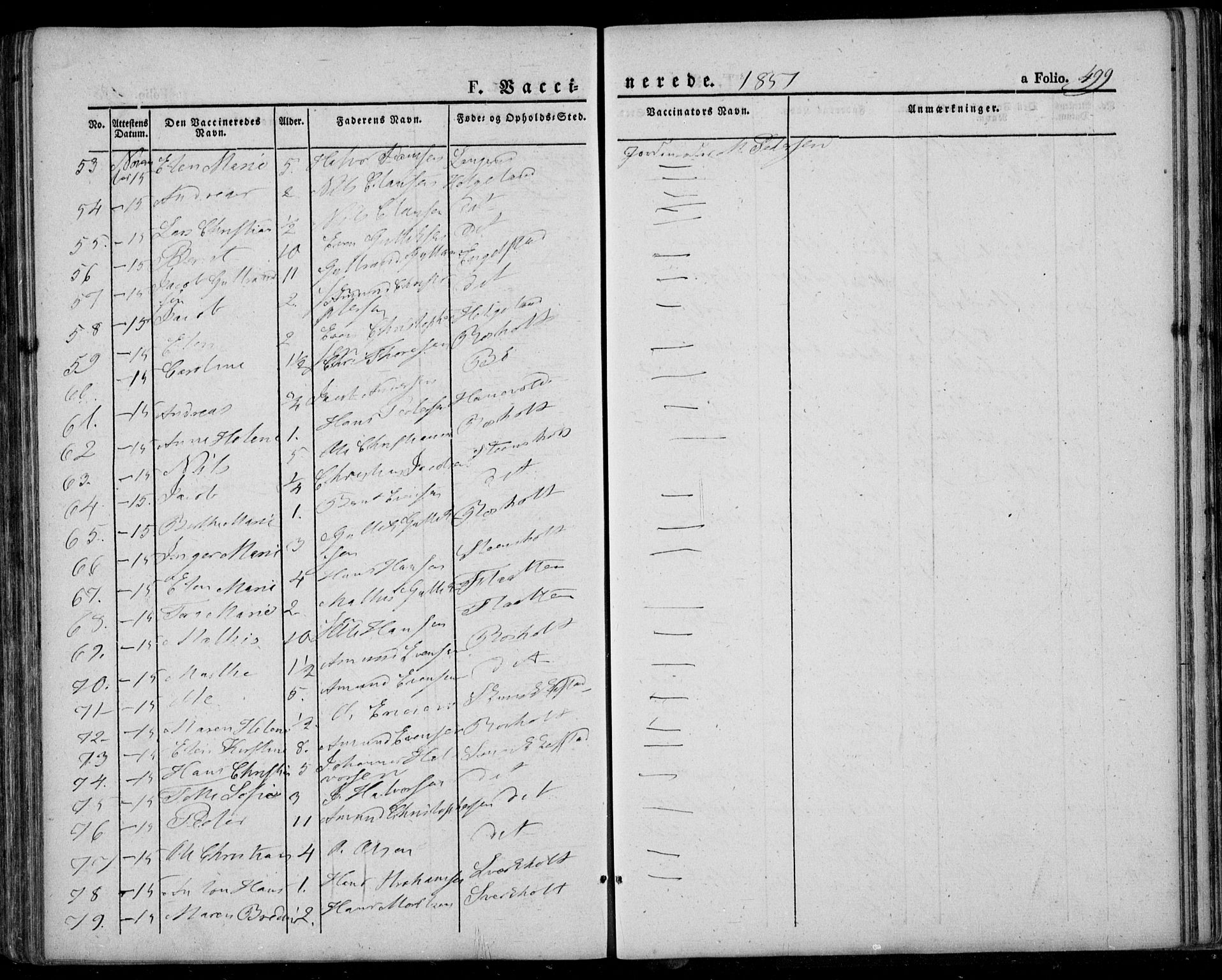 Lardal kirkebøker, AV/SAKO-A-350/F/Fa/L0006: Parish register (official) no. I 6, 1835-1860, p. 499