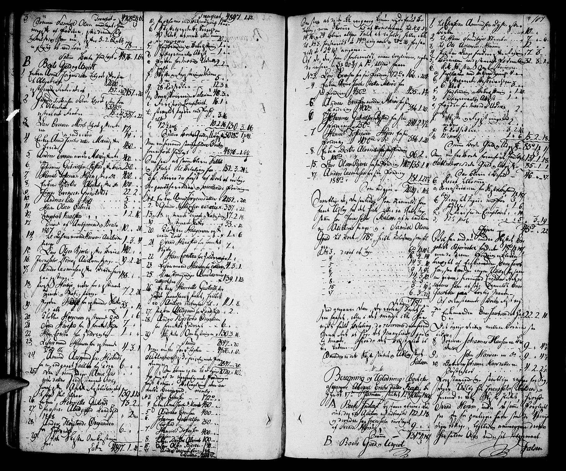 Follo sorenskriveri, AV/SAO-A-10274/H/Hb/L0014a: Skifteprotokoll, 1804-1816, p. 106b-107a