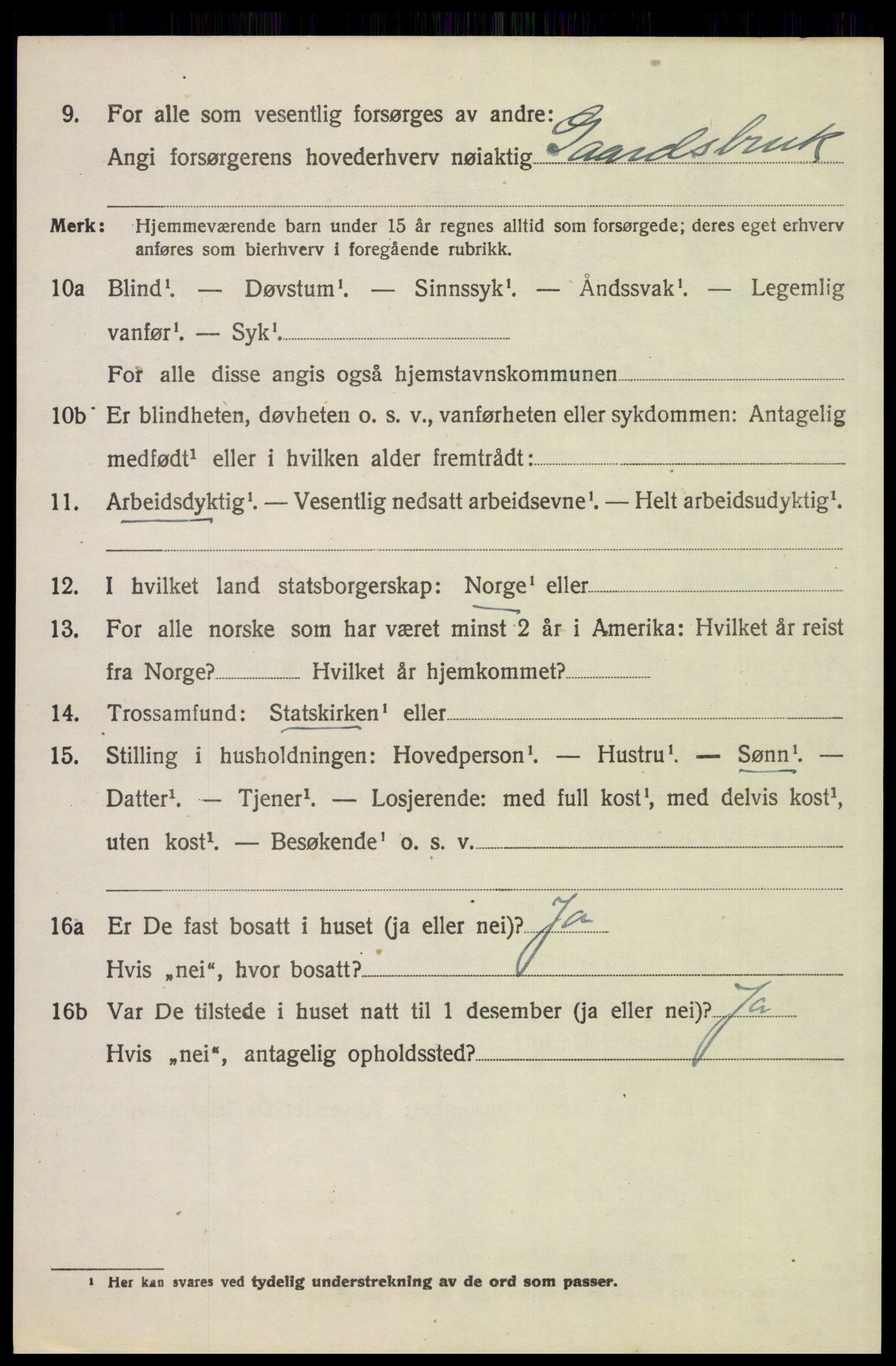 SAH, 1920 census for Eidskog, 1920, p. 6520