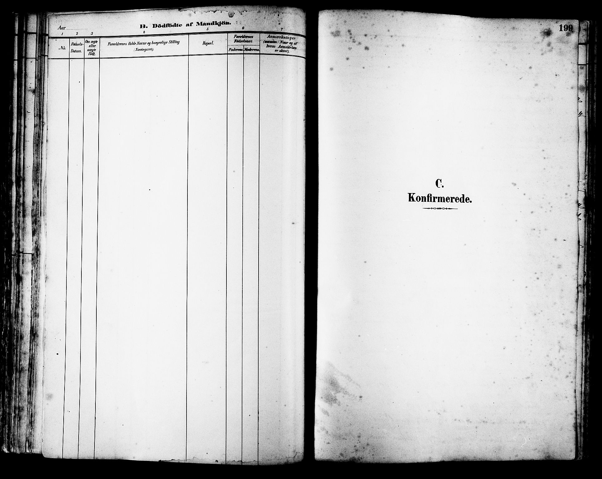 Ministerialprotokoller, klokkerbøker og fødselsregistre - Møre og Romsdal, SAT/A-1454/509/L0112: Parish register (copy) no. 509C02, 1883-1922, p. 199