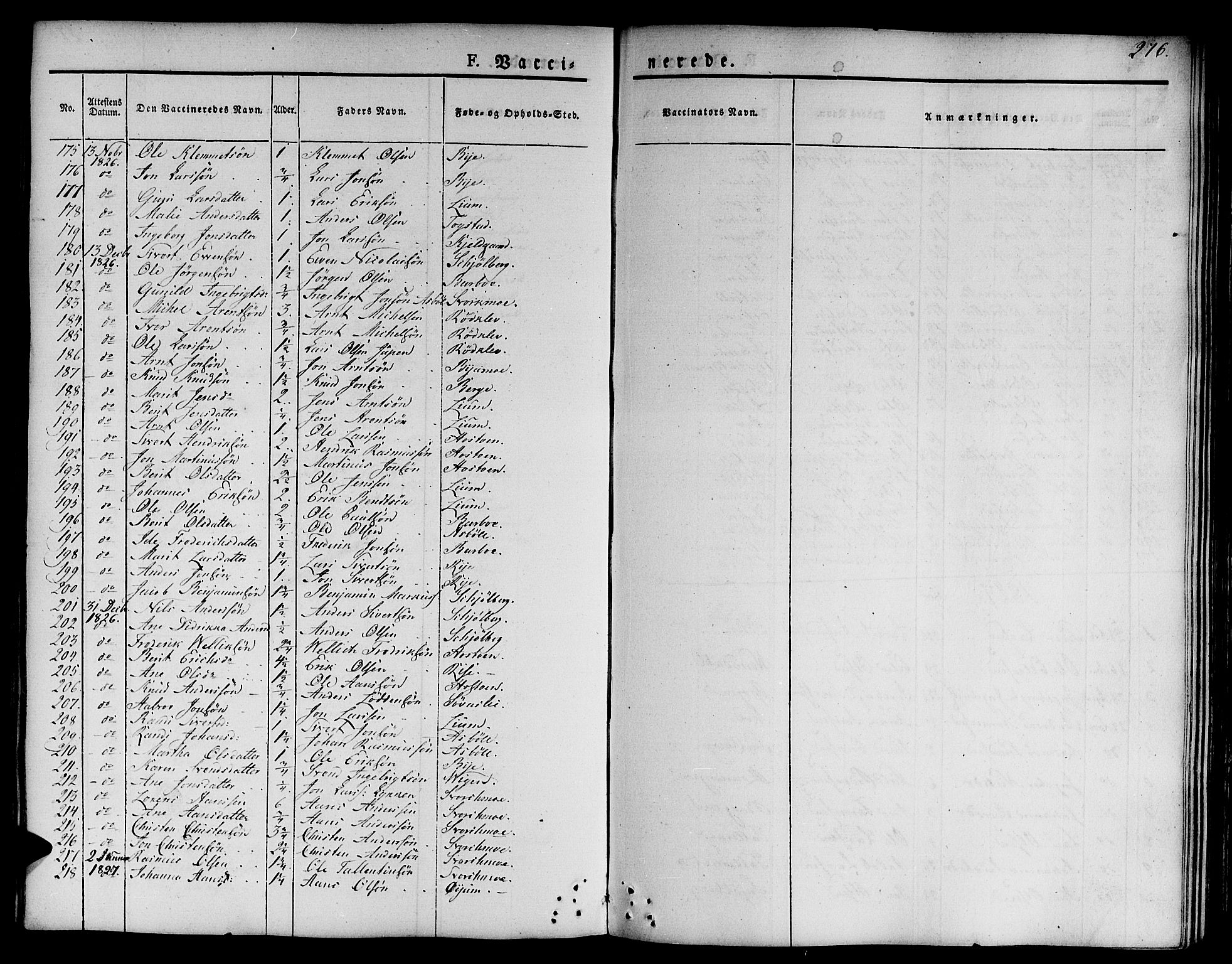 Ministerialprotokoller, klokkerbøker og fødselsregistre - Sør-Trøndelag, SAT/A-1456/668/L0804: Parish register (official) no. 668A04, 1826-1839, p. 276