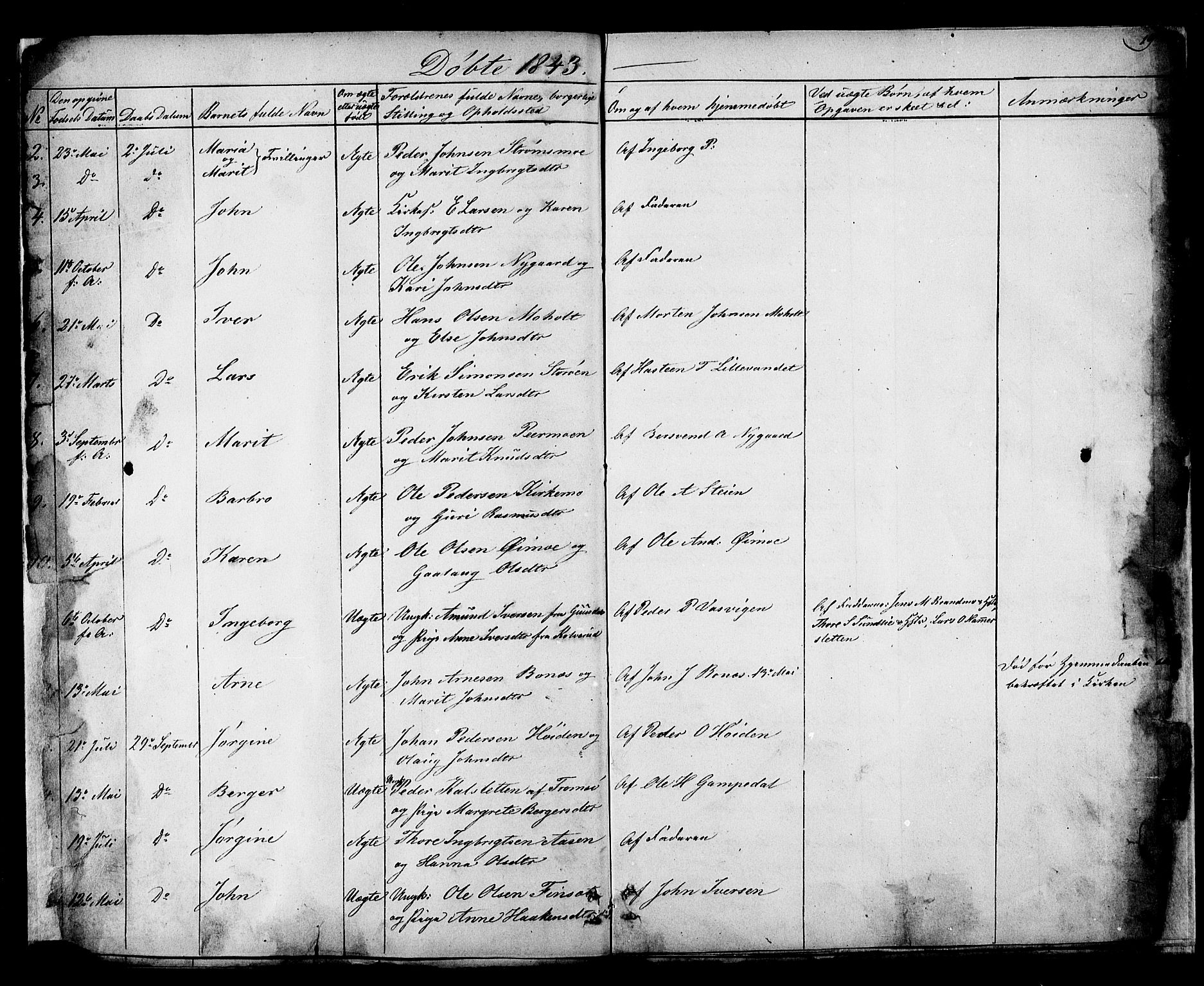 Målselv sokneprestembete, SATØ/S-1311/G/Ga/Gaa/L0002kirke: Parish register (official) no. 2, 1832-1850, p. 18-19