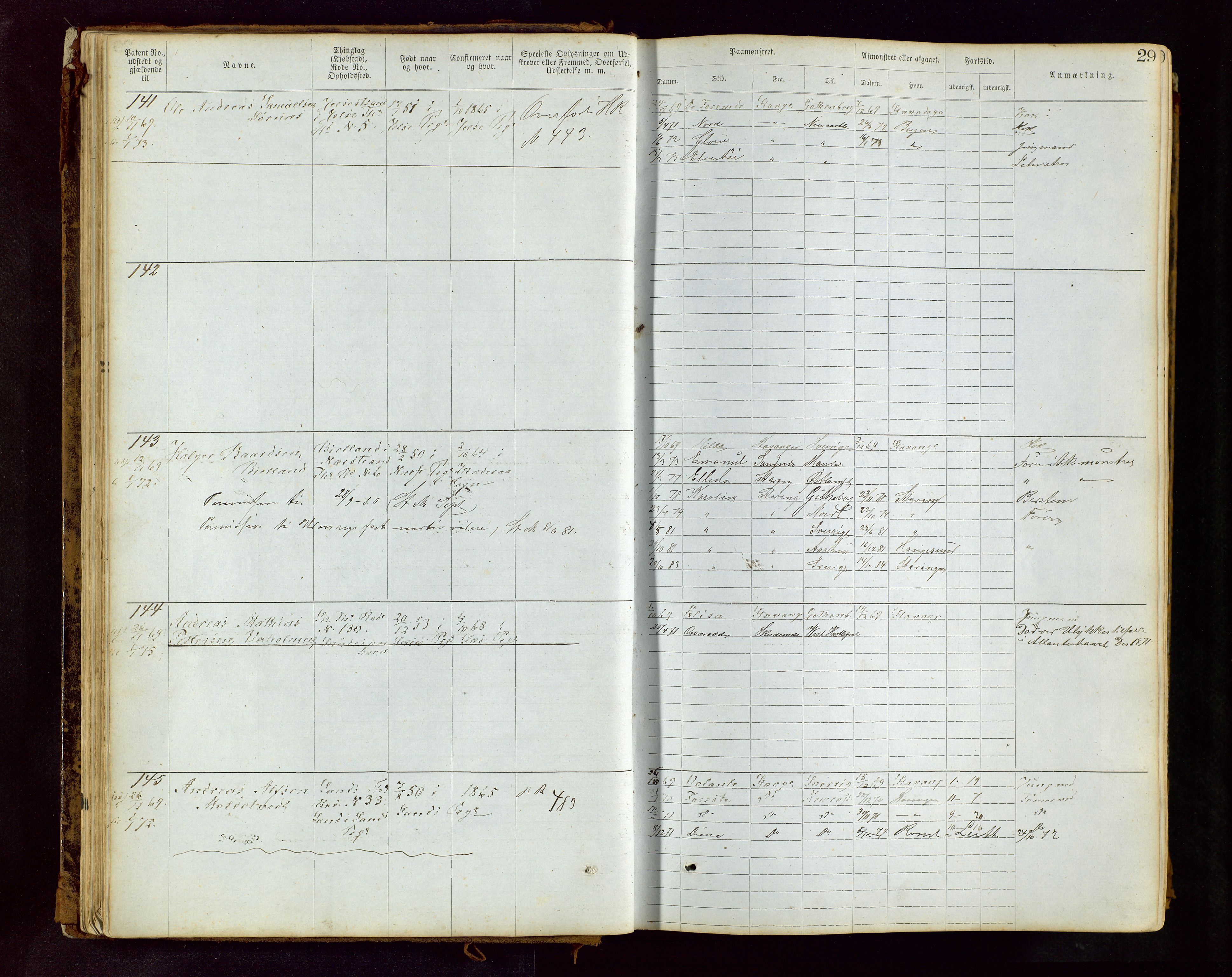Haugesund sjømannskontor, AV/SAST-A-102007/F/Ff/L0002: Sjøfartsrulle Skudenes krets nr. 1-2719, 1868-1948, p. 29