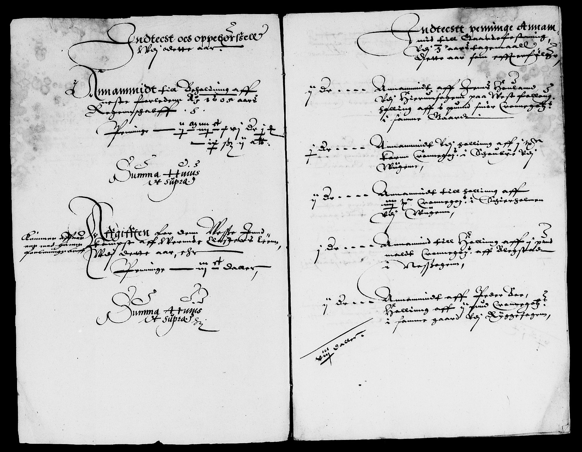 Rentekammeret inntil 1814, Reviderte regnskaper, Lensregnskaper, AV/RA-EA-5023/R/Rb/Rbg/L0001: Verne kloster len, 1599-1619