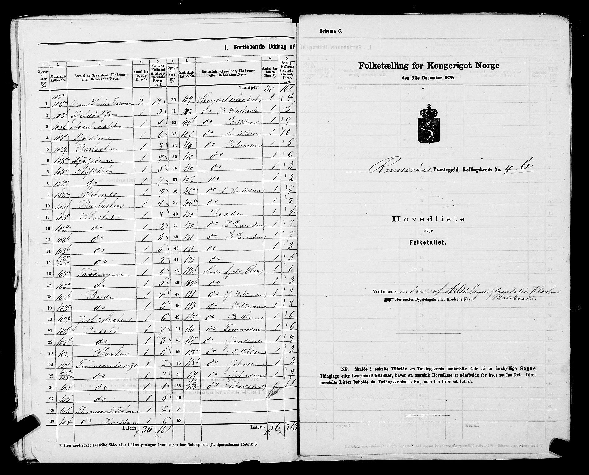 SAST, 1875 census for 1142P Rennesøy, 1875, p. 11