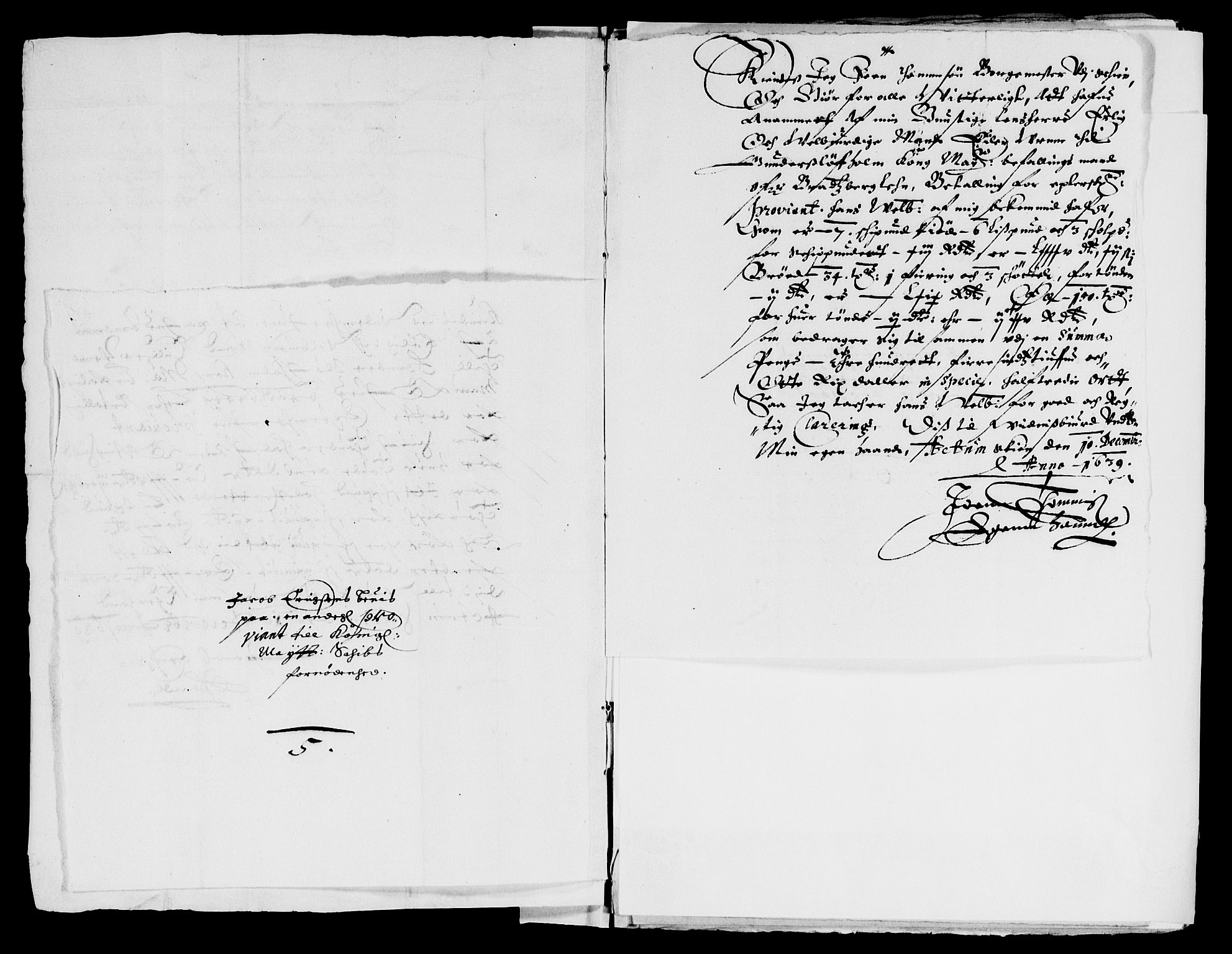 Rentekammeret inntil 1814, Reviderte regnskaper, Lensregnskaper, AV/RA-EA-5023/R/Rb/Rbp/L0022: Bratsberg len, 1638-1640