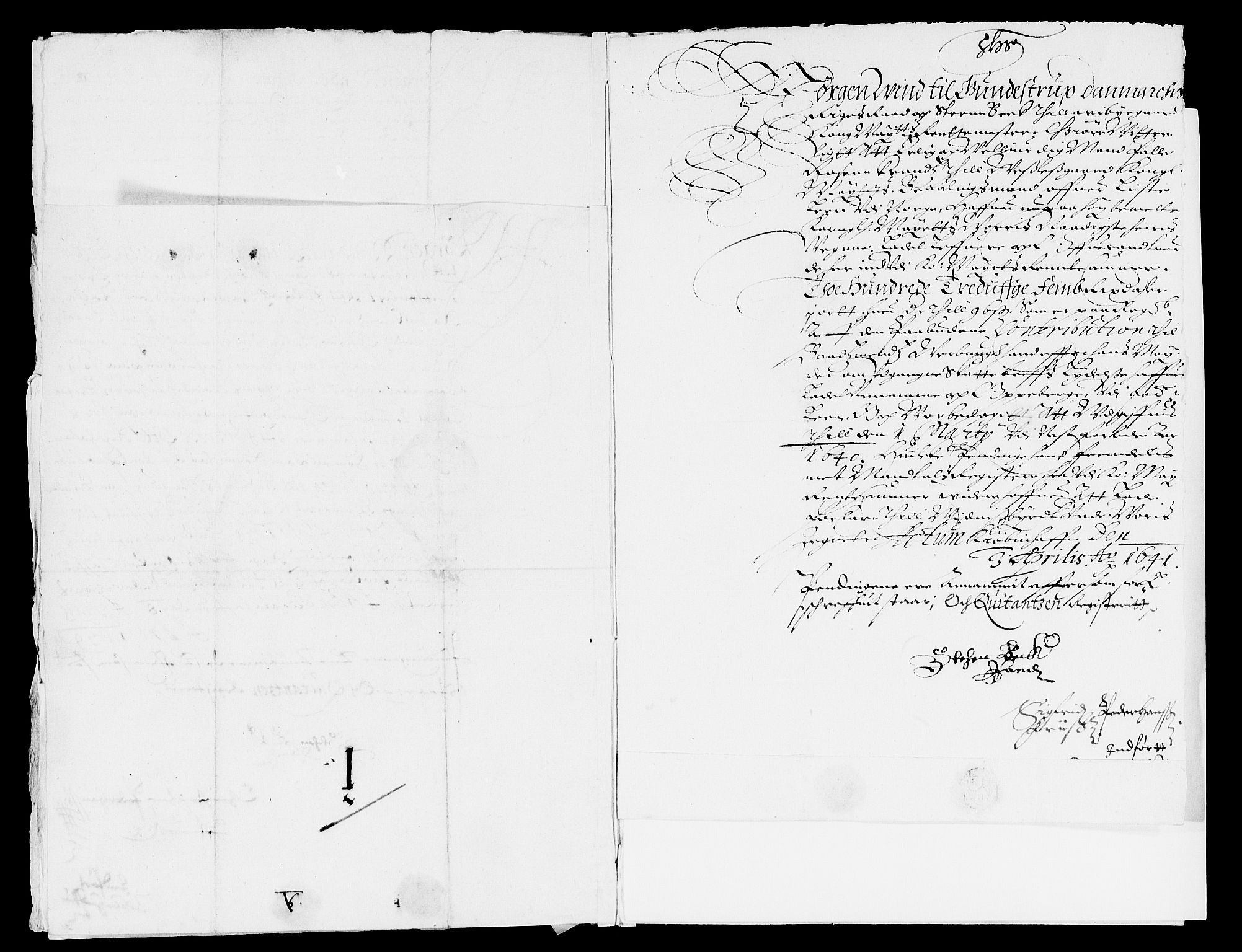 Rentekammeret inntil 1814, Reviderte regnskaper, Lensregnskaper, AV/RA-EA-5023/R/Rb/Rbr/L0014: Lista len, 1641-1644