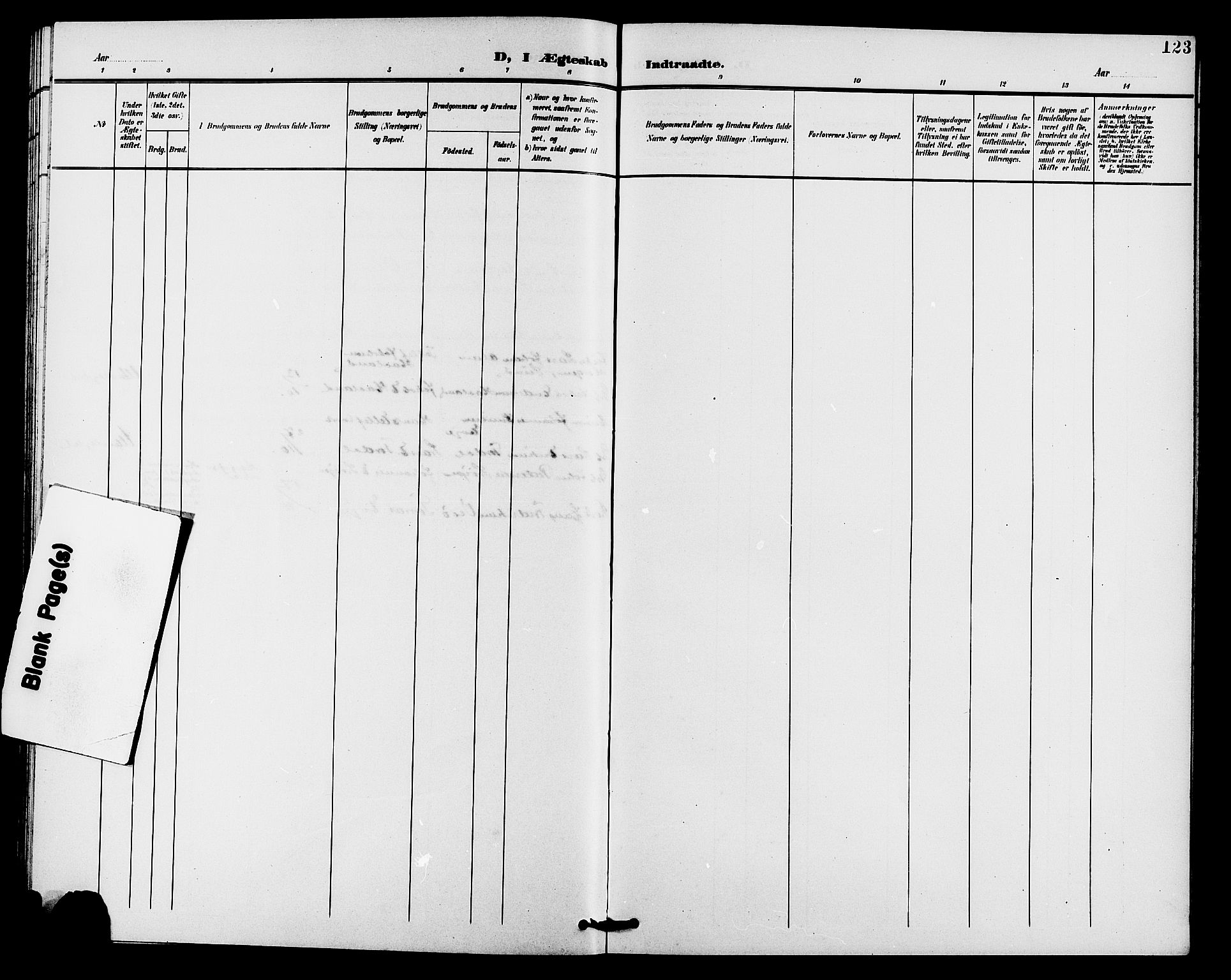 Tysvær sokneprestkontor, SAST/A -101864/H/Ha/Haa/L0008: Parish register (official) no. A 8, 1897-1912, p. 123