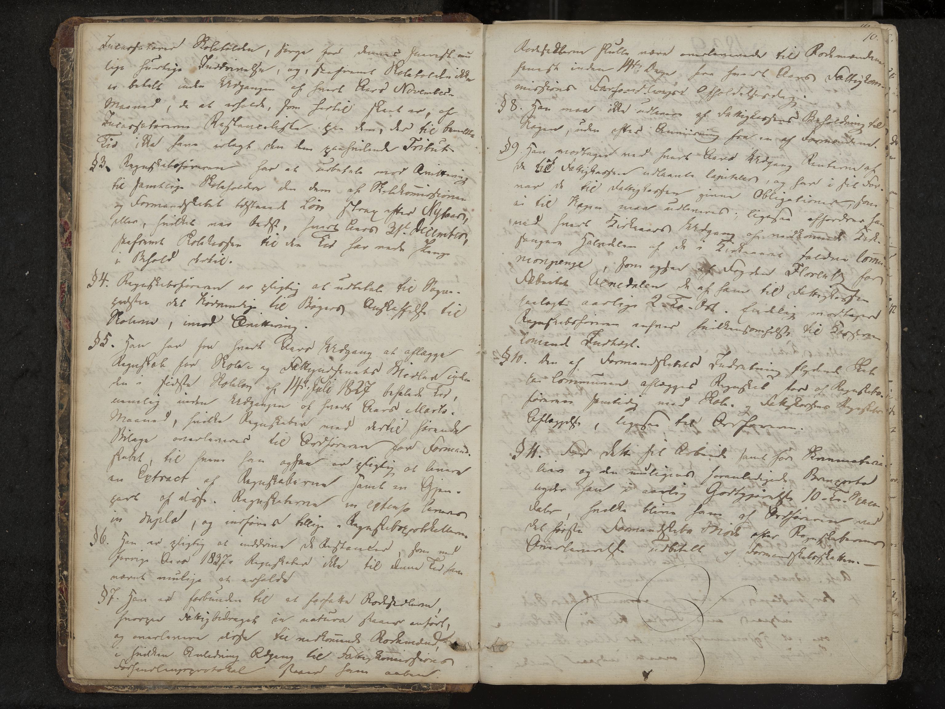 Mo formannskap og sentraladministrasjon, IKAK/0832021/A/L0001: Møtebok Mo og Skafså, 1837-1882, p. 10