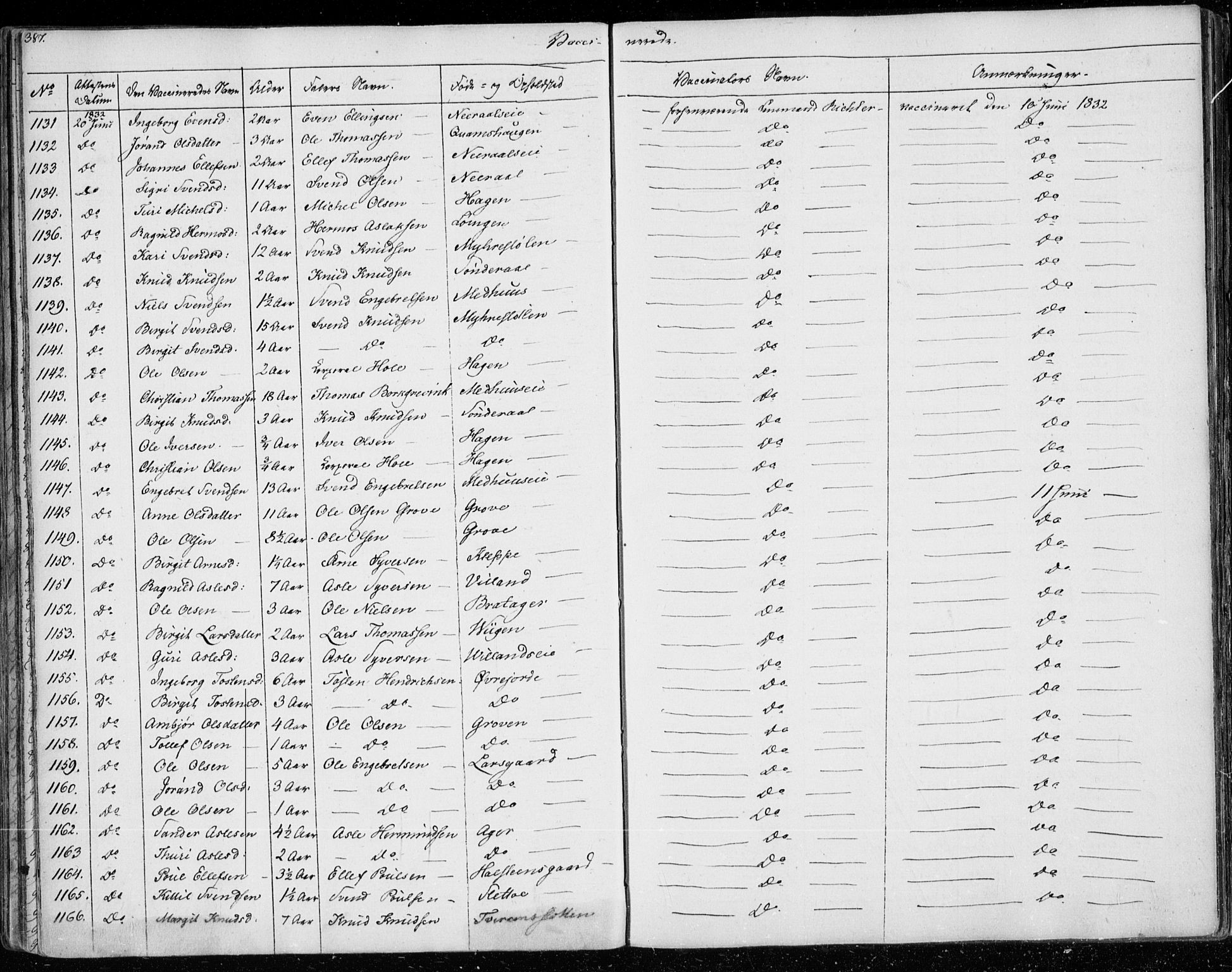 Ål kirkebøker, SAKO/A-249/F/Fa/L0005: Parish register (official) no. I 5, 1825-1848, p. 387