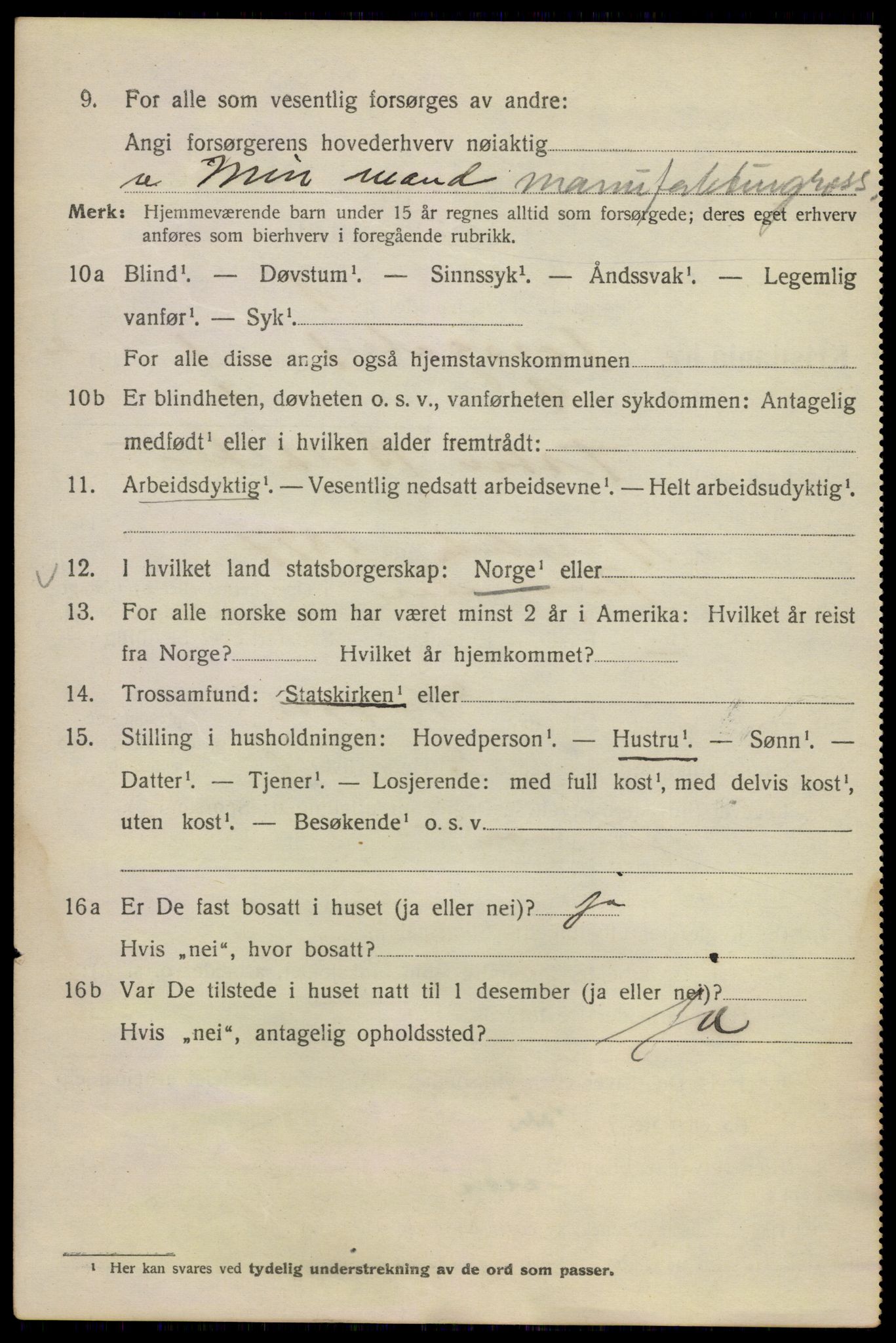 SAO, 1920 census for Kristiania, 1920, p. 590396