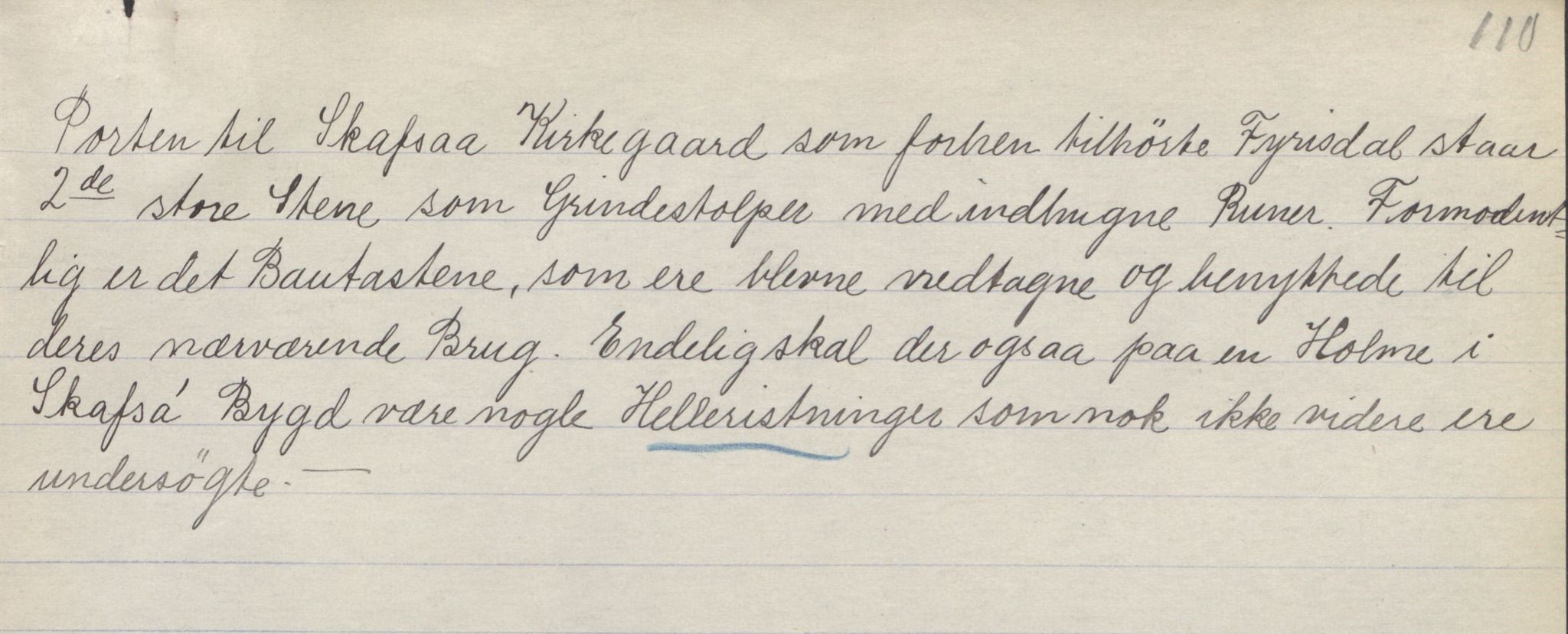 Rikard Berge, TEMU/TGM-A-1003/F/L0011/0010: 381-399 / 390 M. B. Landstads "Sagn fra Telemarken", 1920, p. 110