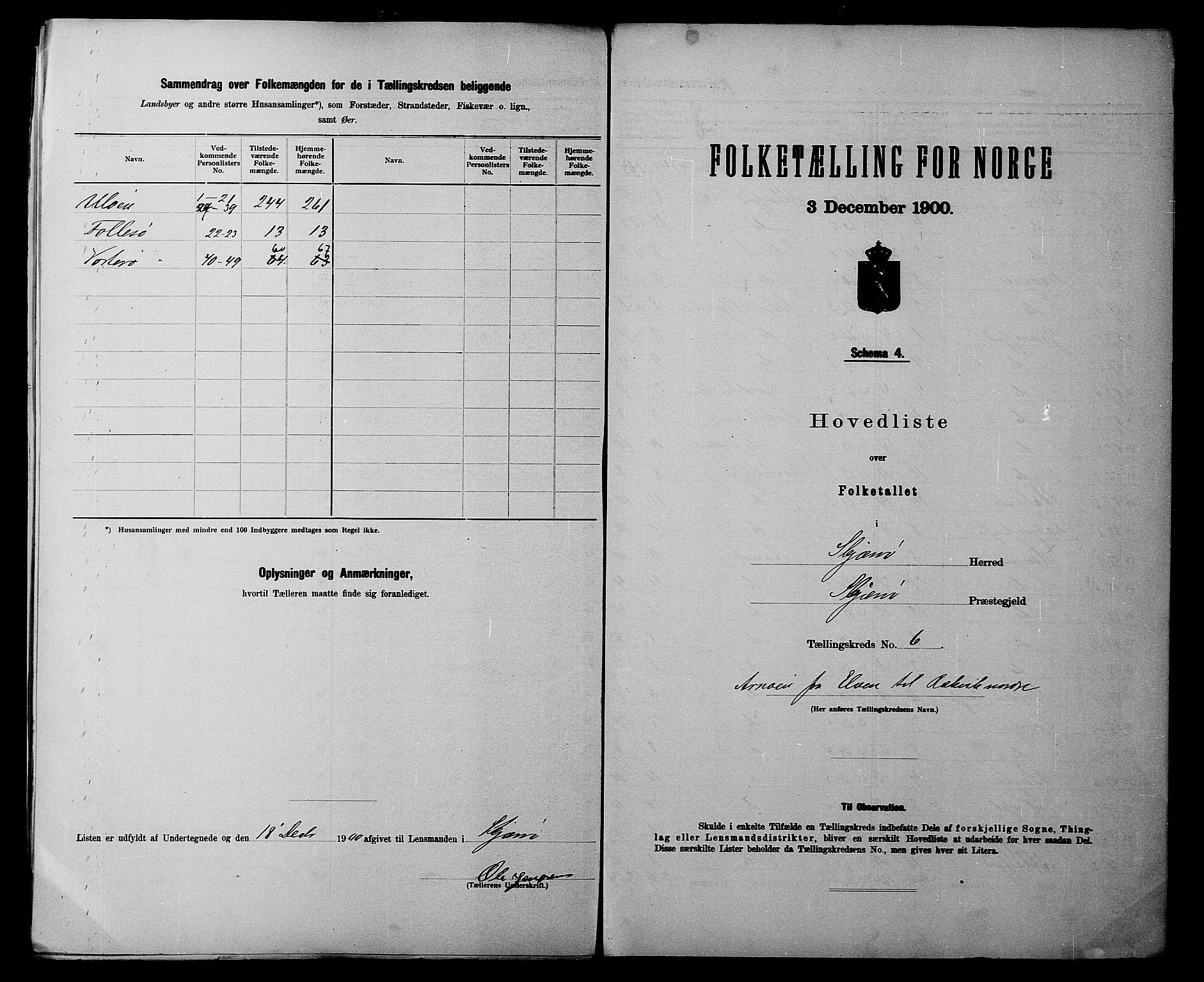 SATØ, 1900 census for Skjervøy, 1900, p. 16