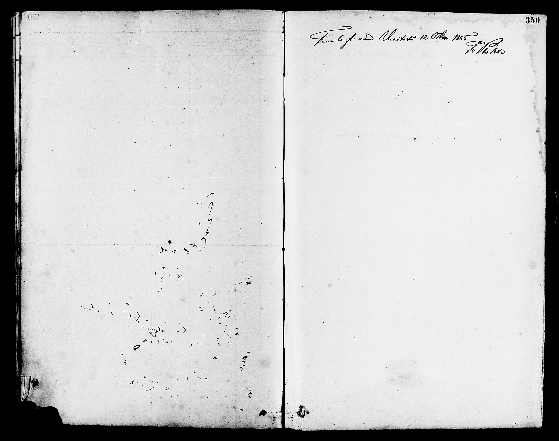 Avaldsnes sokneprestkontor, SAST/A -101851/H/Ha/Hab/L0007: Parish register (copy) no. B 7, 1885-1909, p. 350