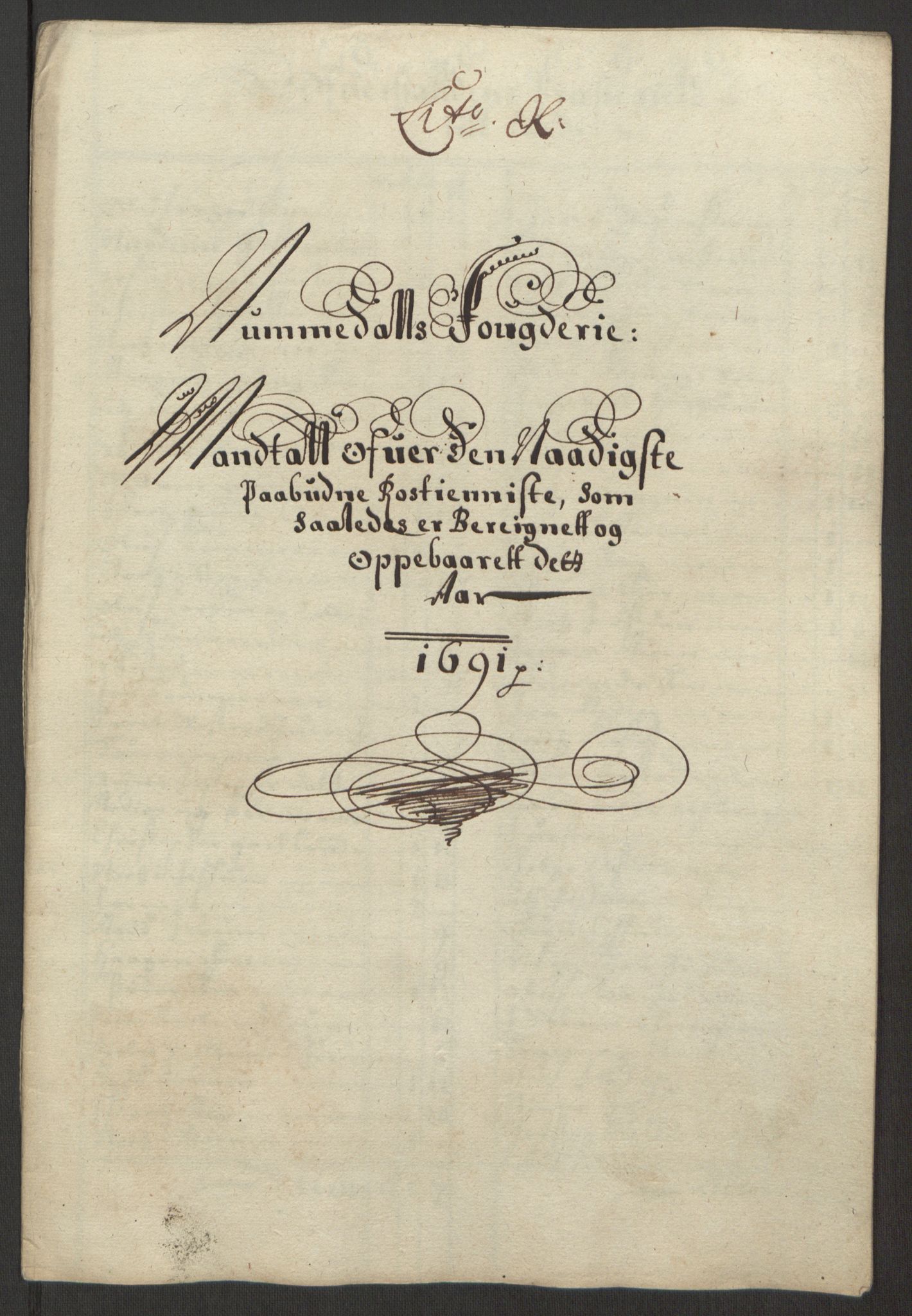 Rentekammeret inntil 1814, Reviderte regnskaper, Fogderegnskap, RA/EA-4092/R64/L4423: Fogderegnskap Namdal, 1690-1691, p. 270