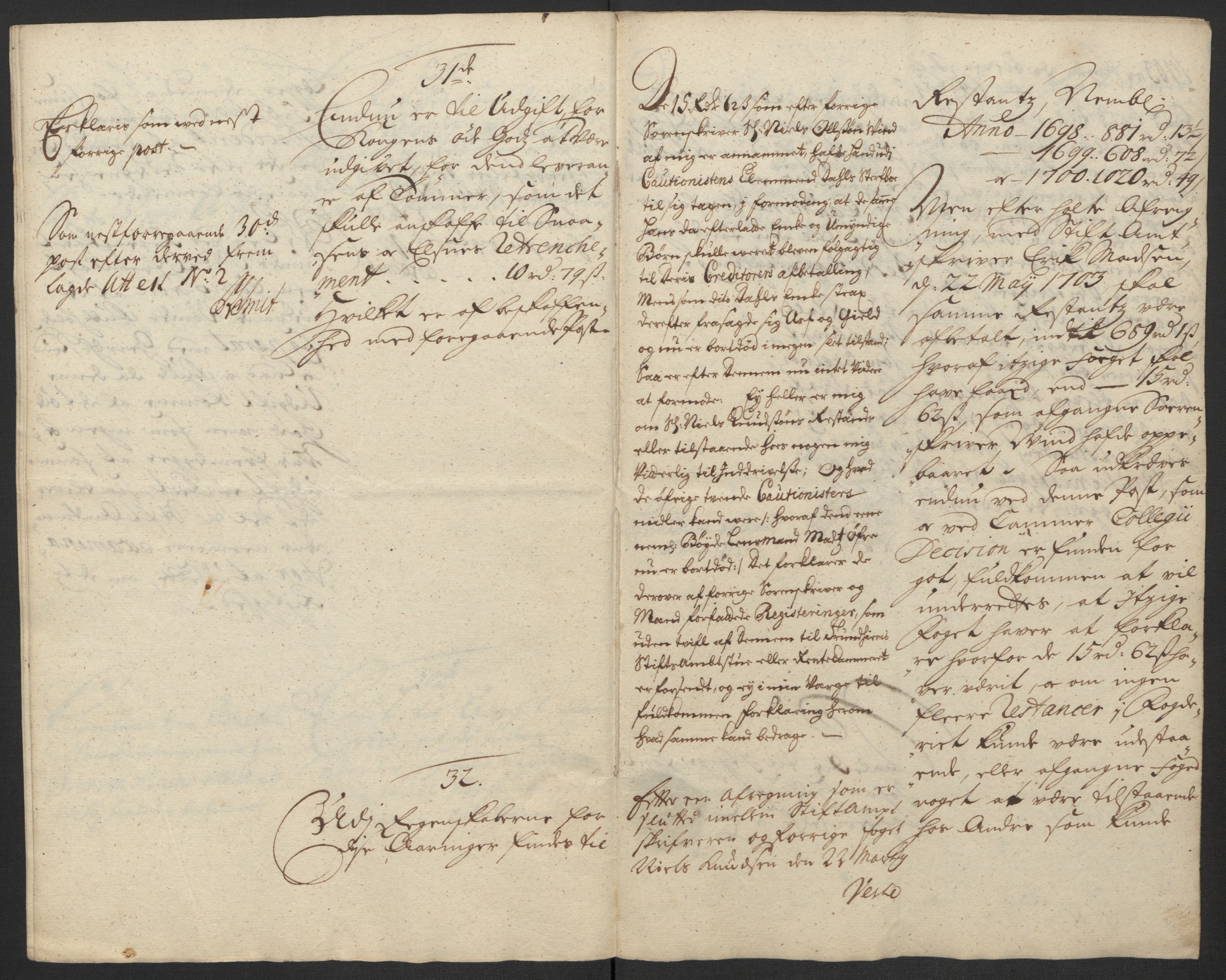 Rentekammeret inntil 1814, Reviderte regnskaper, Fogderegnskap, AV/RA-EA-4092/R63/L4311: Fogderegnskap Inderøy, 1700, p. 298