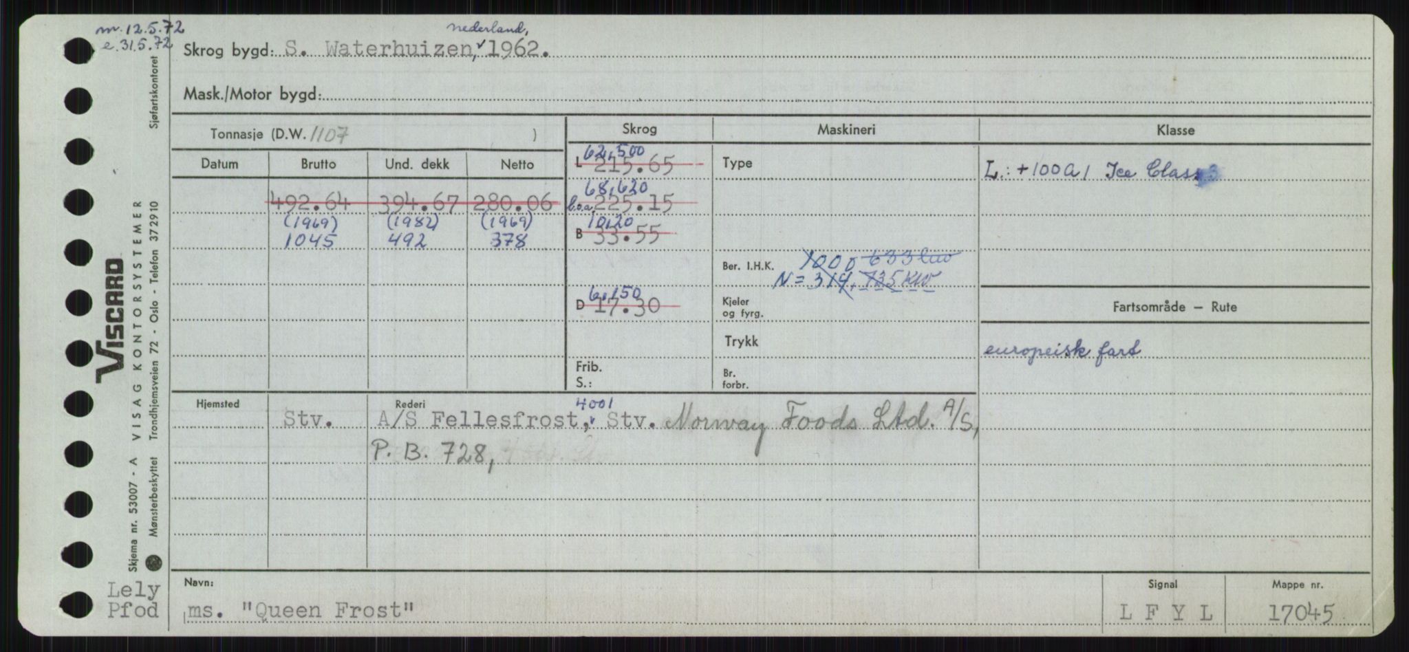 Sjøfartsdirektoratet med forløpere, Skipsmålingen, RA/S-1627/H/Ha/L0004/0002: Fartøy, Mas-R / Fartøy, Odin-R, p. 469