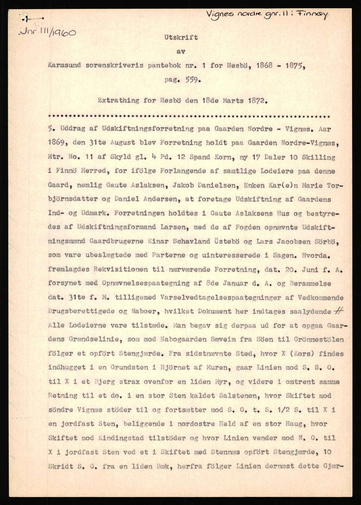 Statsarkivet i Stavanger, AV/SAST-A-101971/03/Y/Yj/L0094: Avskrifter sortert etter gårdsnavn: Vetrhus - Vik i Nerstrand, 1750-1930, p. 576