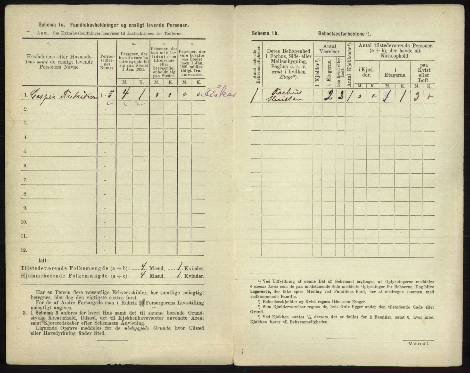 RA, 1891 census for 1804 Bodø, 1891, p. 18