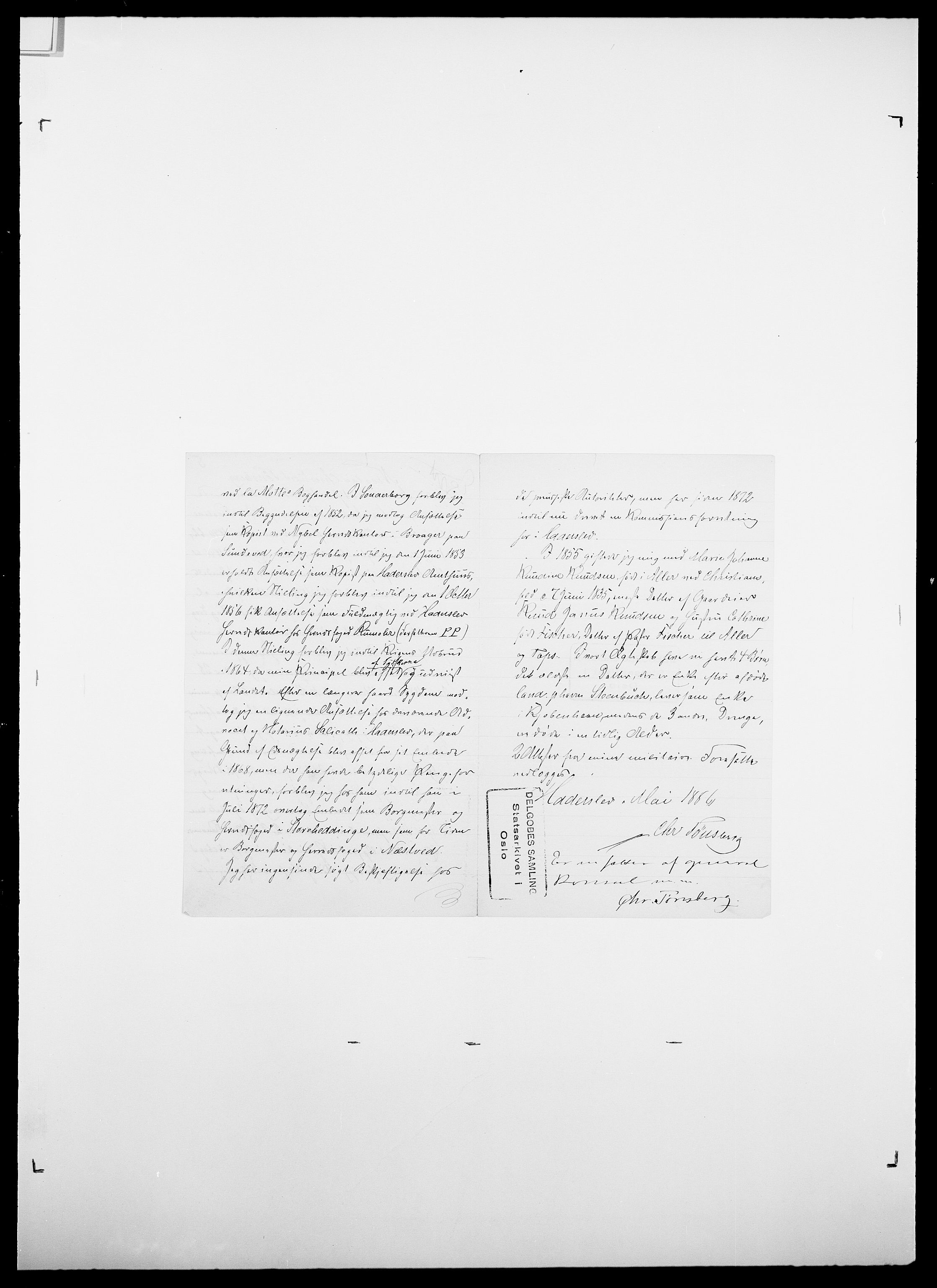 Delgobe, Charles Antoine - samling, AV/SAO-PAO-0038/D/Da/L0039: Thorsen - Urup, p. 603