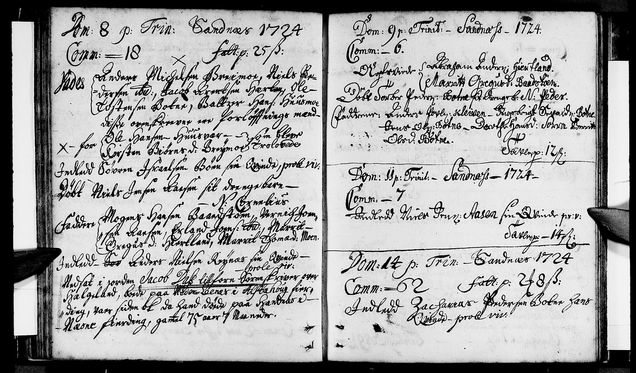 Ministerialprotokoller, klokkerbøker og fødselsregistre - Nordland, SAT/A-1459/831/L0470: Parish register (official) no. 831A01, 1714-1737