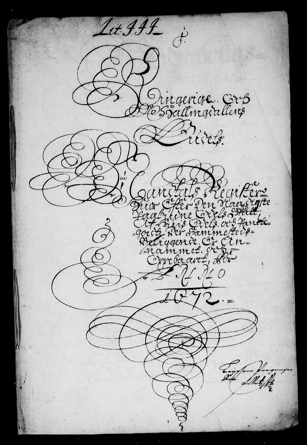 Rentekammeret inntil 1814, Reviderte regnskaper, Stiftamtstueregnskaper, Landkommissariatet på Akershus og Akershus stiftamt, AV/RA-EA-5869/R/Rb/L0086: Akershus stiftamt, 1672