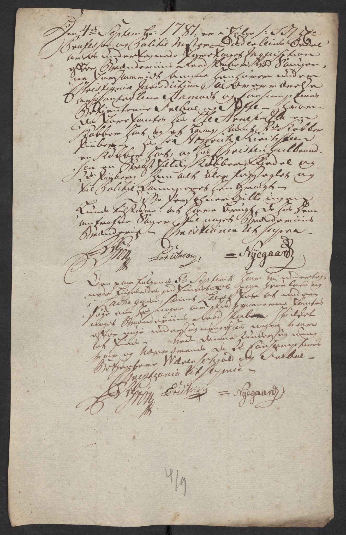 Oslo politidistrikt, AV/SAO-A-10085/D/Da/L0003: Innkomne brev, pro memoria m.v., 1781, p. 158