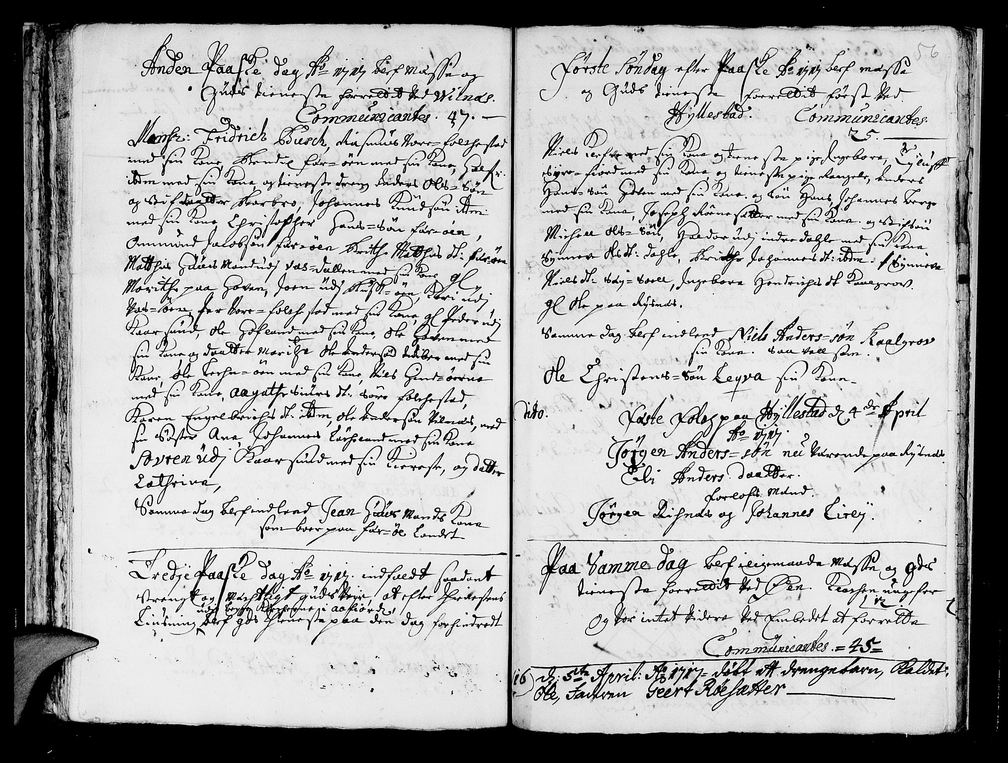 Askvoll sokneprestembete, AV/SAB-A-79501/H/Haa/Haaa/L0003: Parish register (official) no. A 3, 1715-1718, p. 56