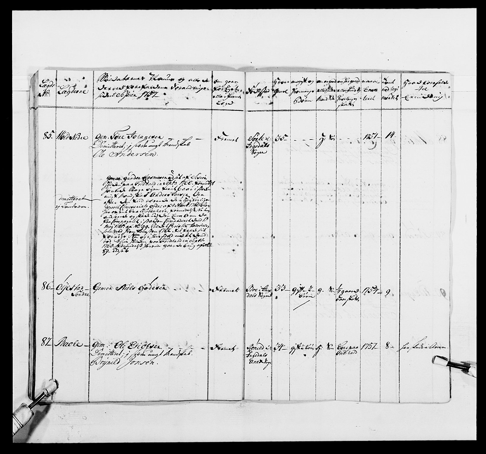 Kommanderende general (KG I) med Det norske krigsdirektorium, AV/RA-EA-5419/E/Ea/L0496: 1. Smålenske regiment, 1765-1767, p. 252