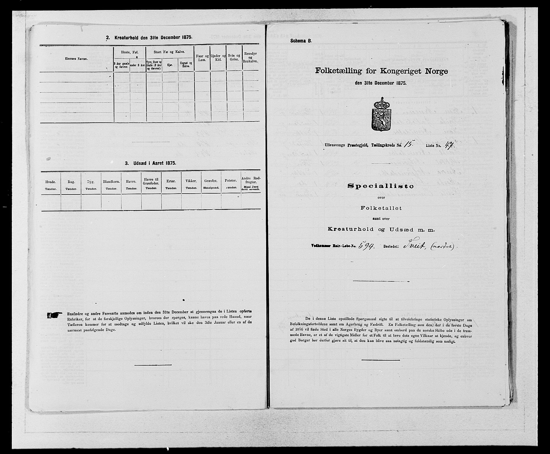 SAB, 1875 census for 1230P Ullensvang, 1875, p. 1556