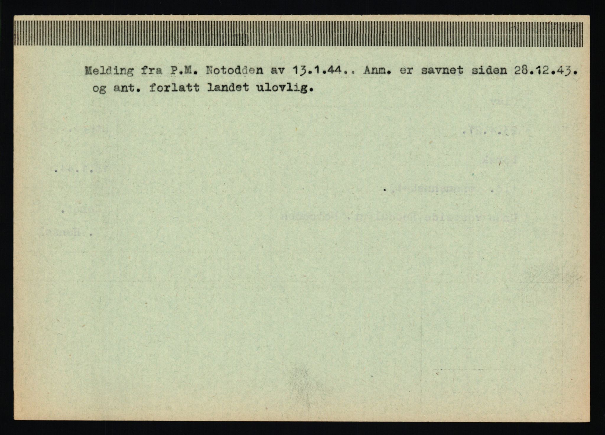 Statspolitiet - Hovedkontoret / Osloavdelingen, AV/RA-S-1329/C/Ca/L0012: Oanæs - Quistgaard	, 1943-1945, p. 43