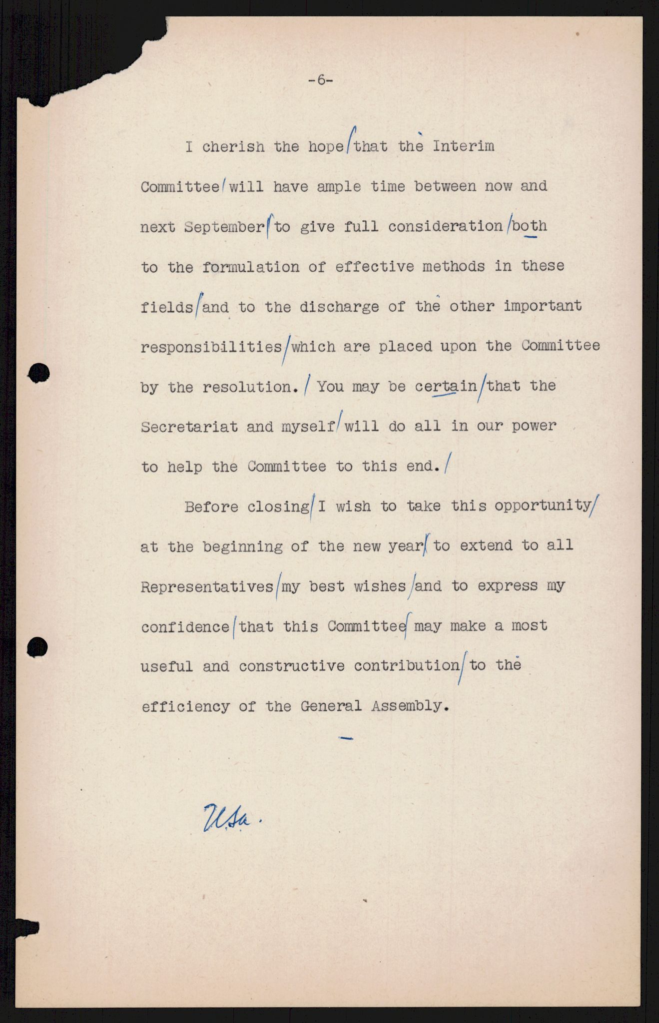 Lie, Trygve, AV/RA-PA-1407/D/L0025: Generalsekretærens papirer., 1948-1951, p. 16