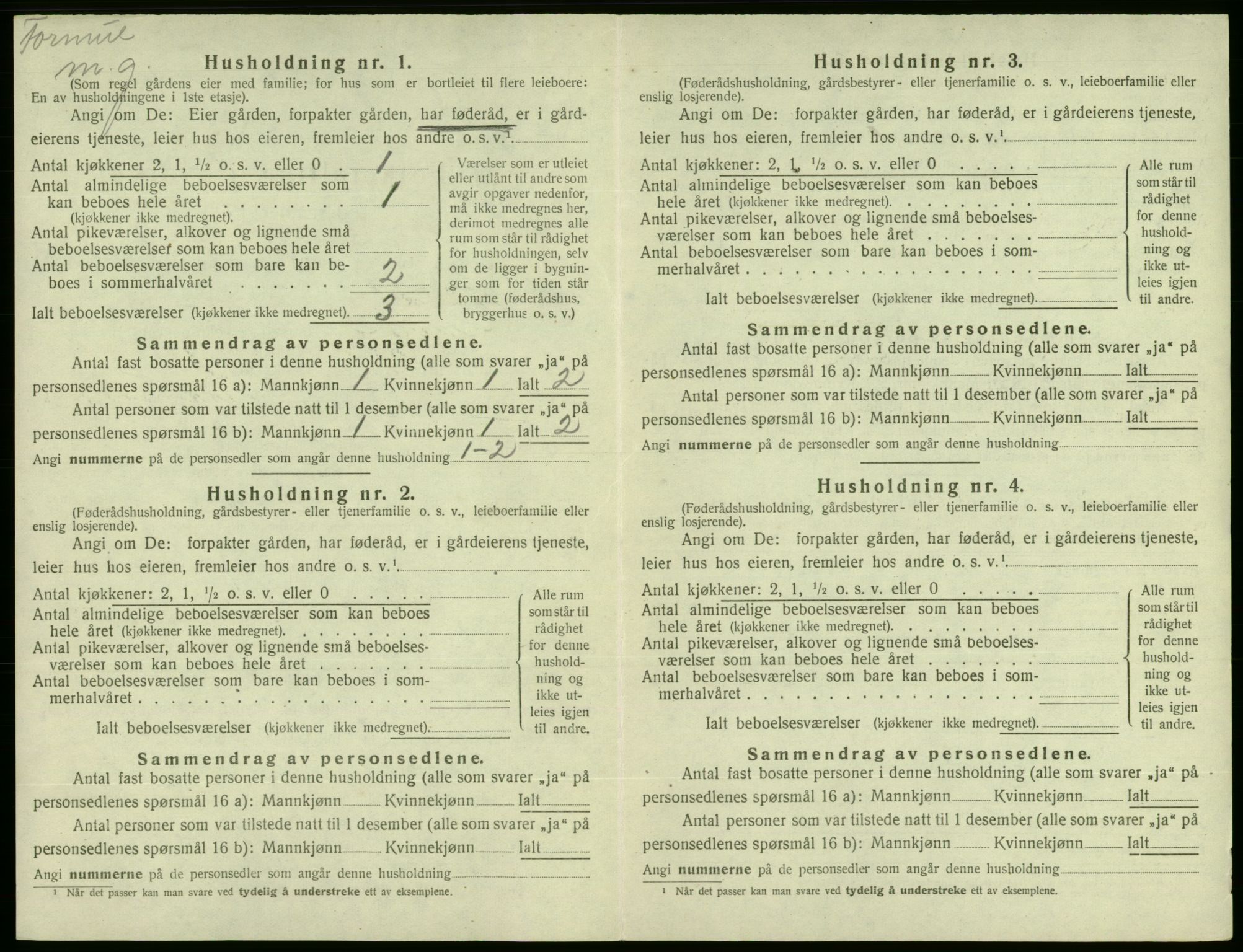 SAB, 1920 census for Etne, 1920, p. 79