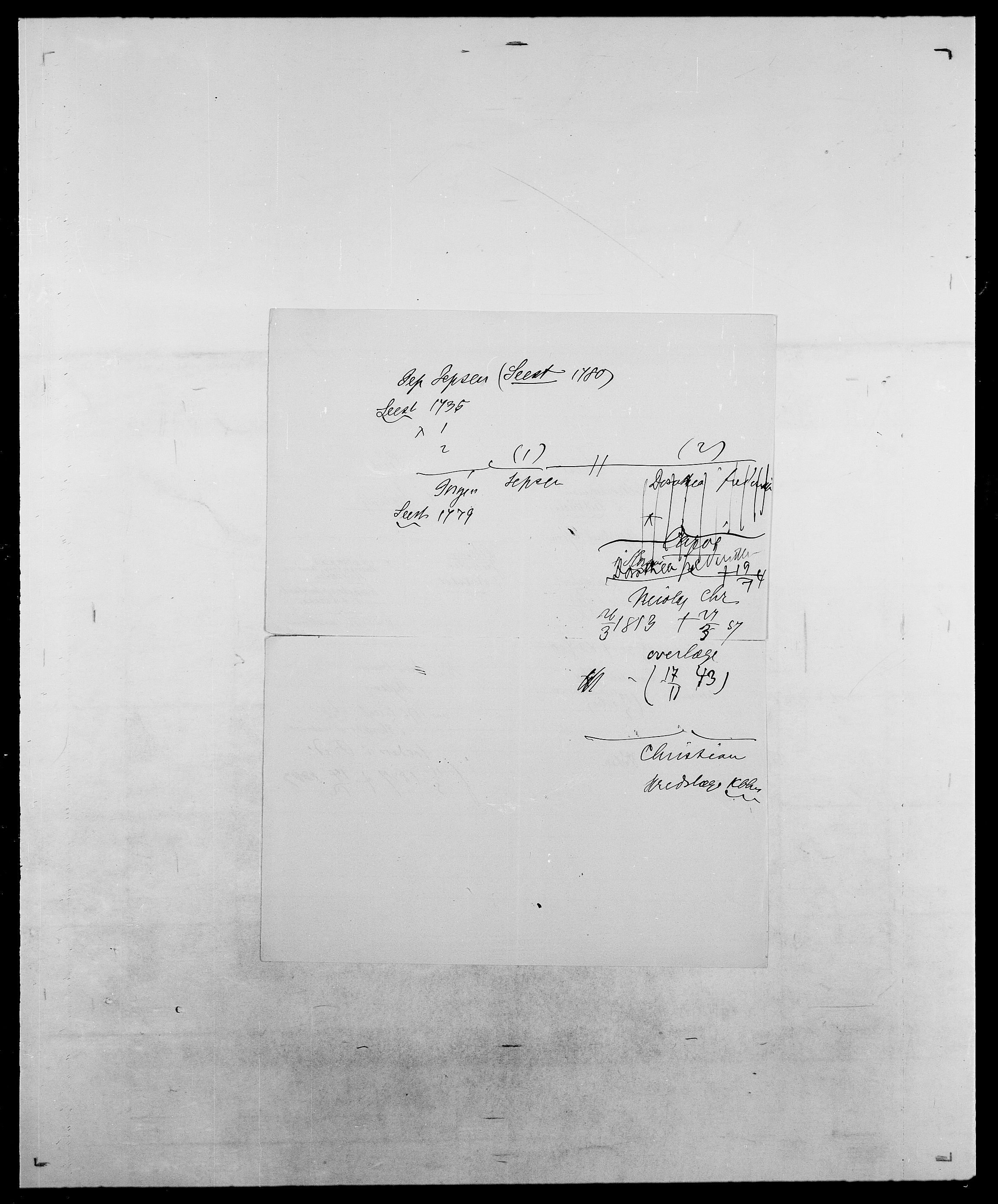 Delgobe, Charles Antoine - samling, AV/SAO-PAO-0038/D/Da/L0035: Schnabel - sjetman, p. 570