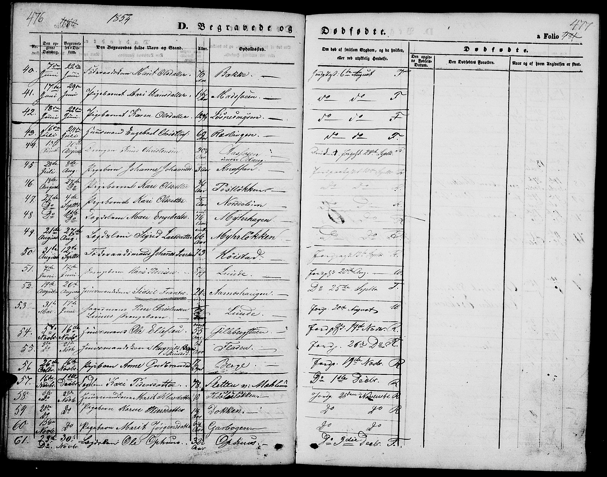 Ringebu prestekontor, SAH/PREST-082/H/Ha/Hab/L0003: Parish register (copy) no. 3, 1854-1866, p. 476-477
