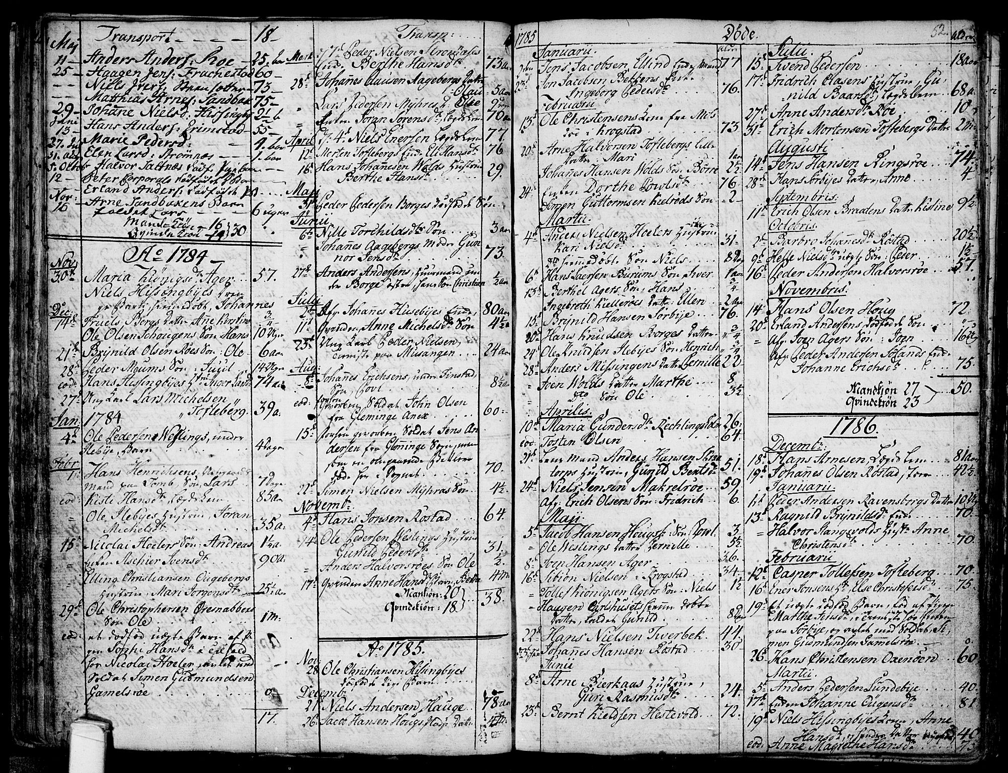 Råde prestekontor kirkebøker, AV/SAO-A-2009/F/Fa/L0002: Parish register (official) no. 2, 1762-1806, p. 52