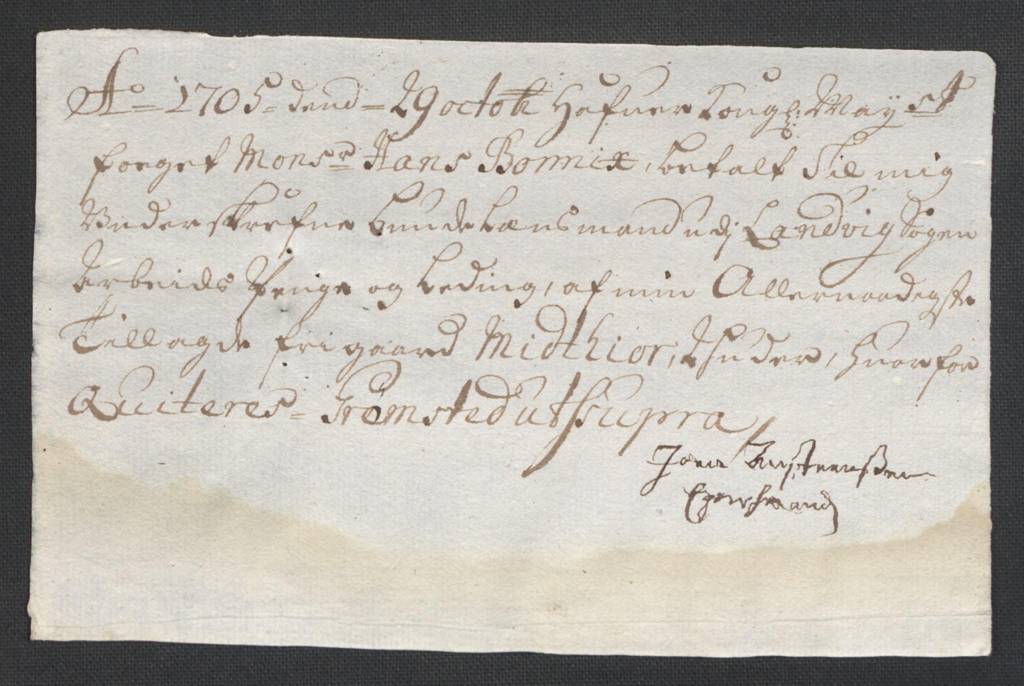 Rentekammeret inntil 1814, Reviderte regnskaper, Fogderegnskap, AV/RA-EA-4092/R39/L2317: Fogderegnskap Nedenes, 1704-1705, p. 465