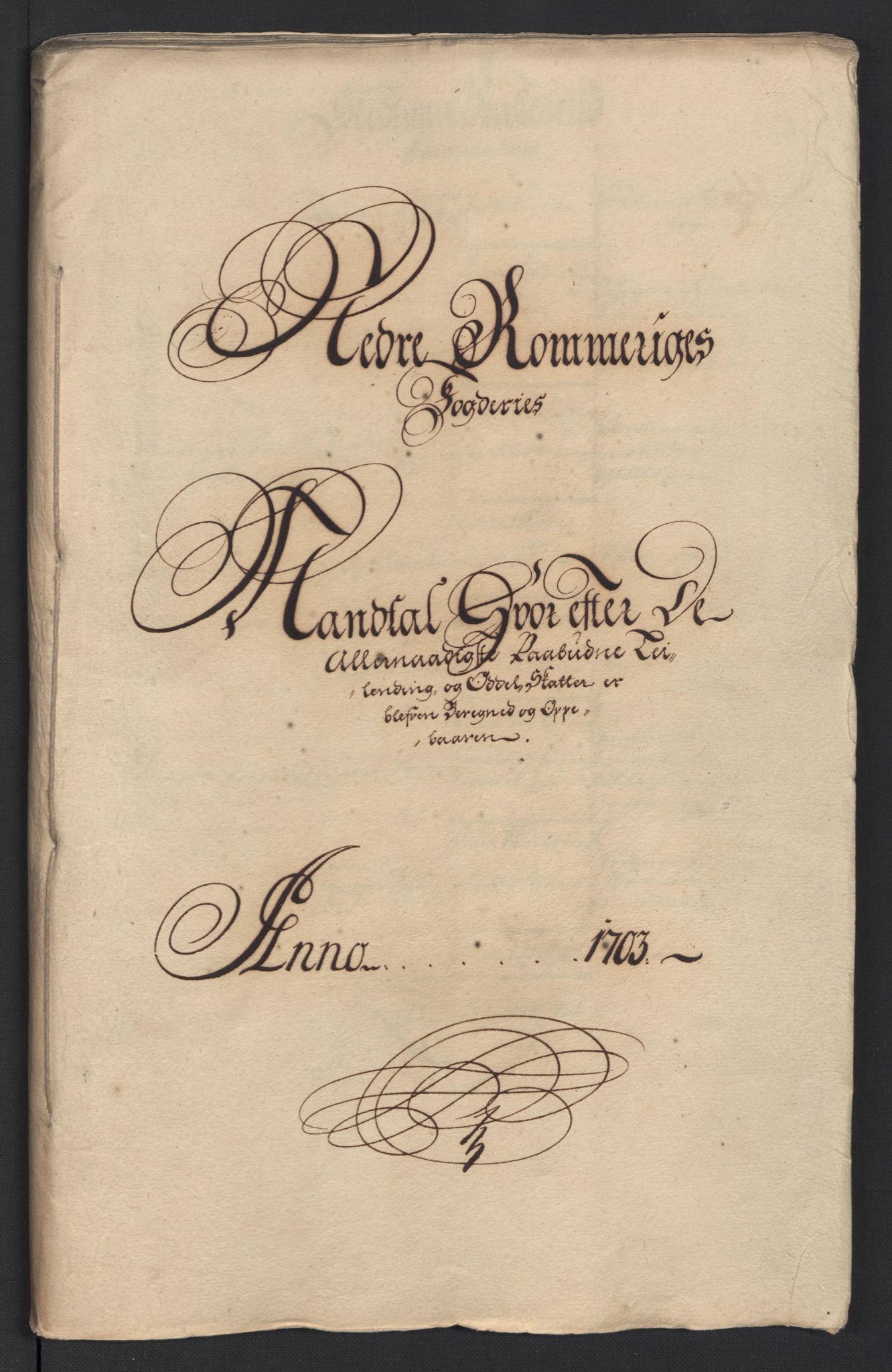 Rentekammeret inntil 1814, Reviderte regnskaper, Fogderegnskap, AV/RA-EA-4092/R11/L0586: Fogderegnskap Nedre Romerike, 1703, p. 49