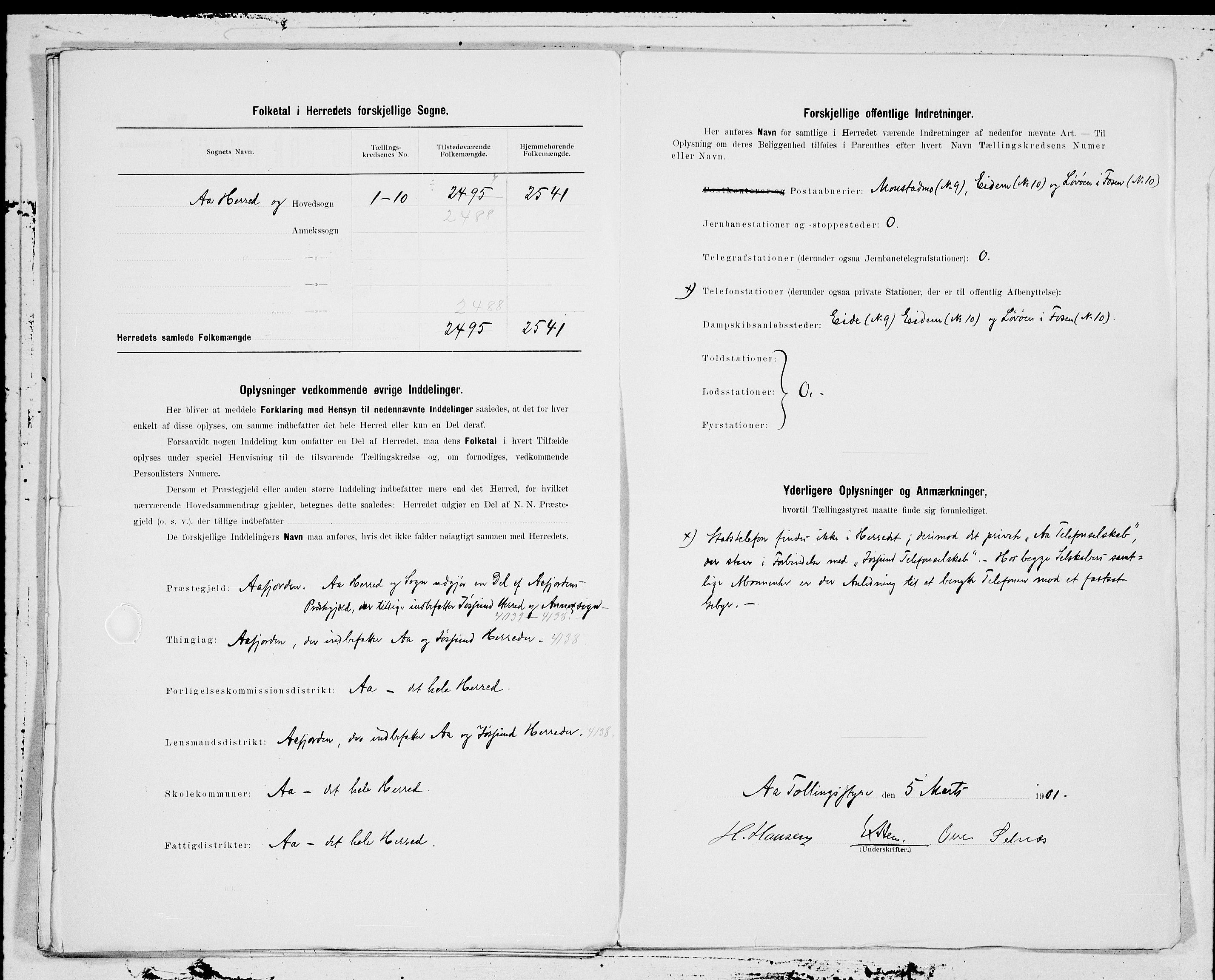 SAT, 1900 census for Aa, 1900, p. 23