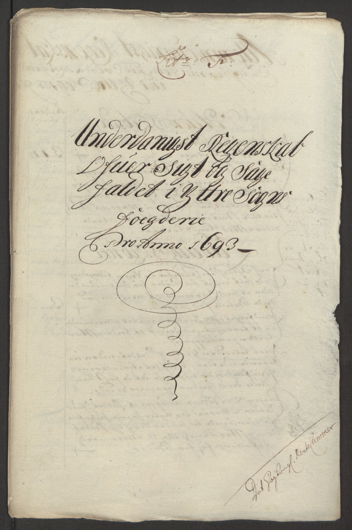 Rentekammeret inntil 1814, Reviderte regnskaper, Fogderegnskap, RA/EA-4092/R52/L3307: Fogderegnskap Sogn, 1693-1694, p. 228