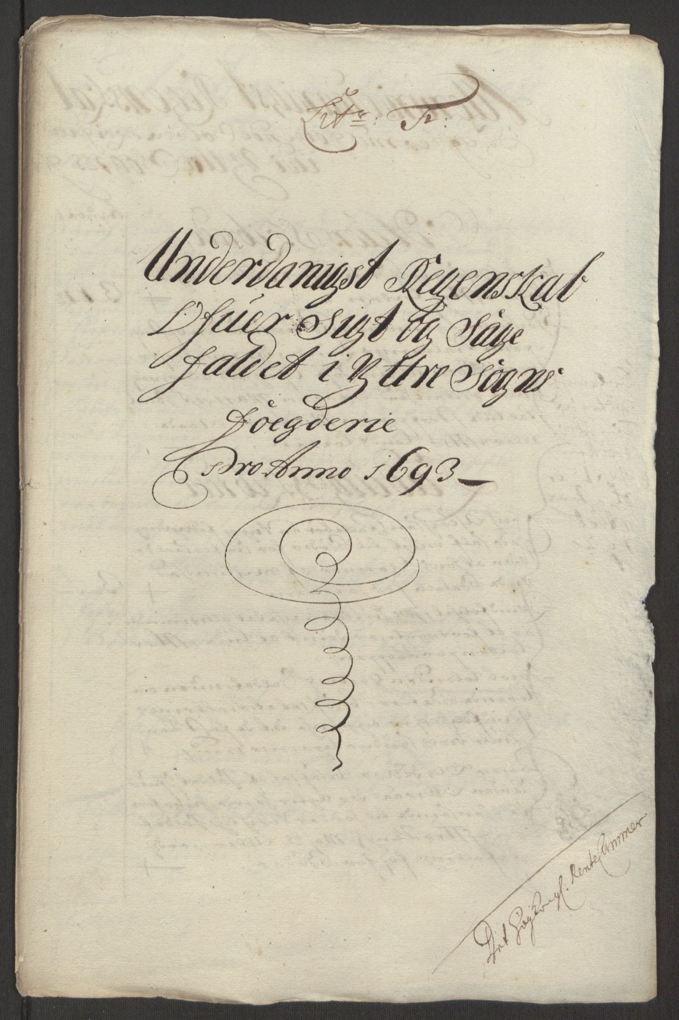 Rentekammeret inntil 1814, Reviderte regnskaper, Fogderegnskap, AV/RA-EA-4092/R52/L3307: Fogderegnskap Sogn, 1693-1694, p. 228