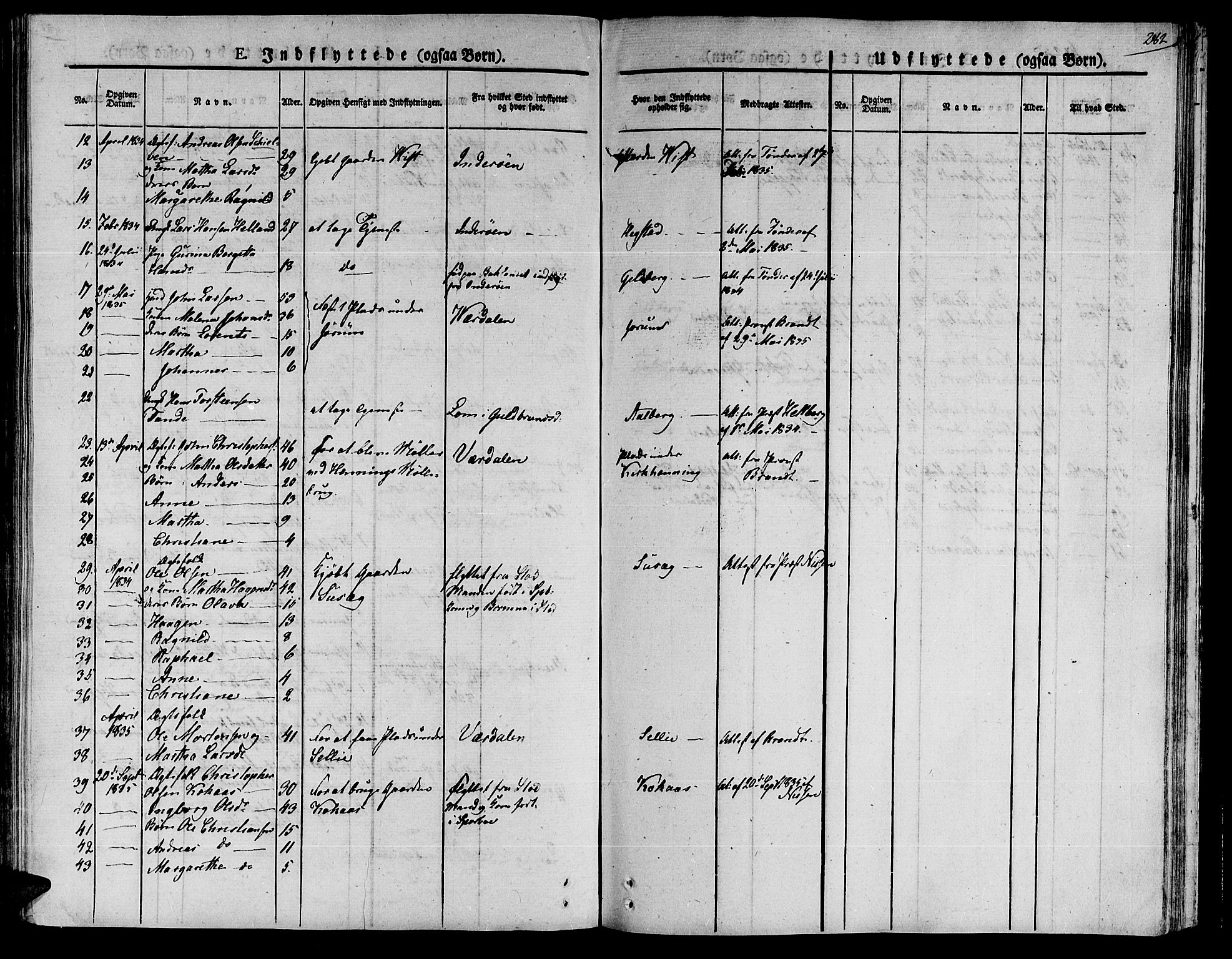 Ministerialprotokoller, klokkerbøker og fødselsregistre - Nord-Trøndelag, AV/SAT-A-1458/735/L0336: Parish register (official) no. 735A05 /1, 1825-1835, p. 282