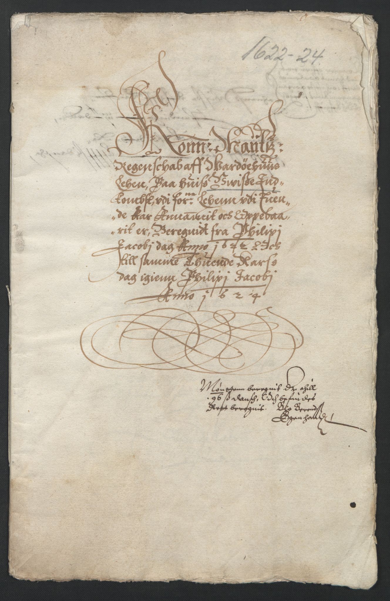 Rentekammeret inntil 1814, Reviderte regnskaper, Lensregnskaper, AV/RA-EA-5023/R/Rb/Rbæ/L0004: Vardøhus len, 1622-1633