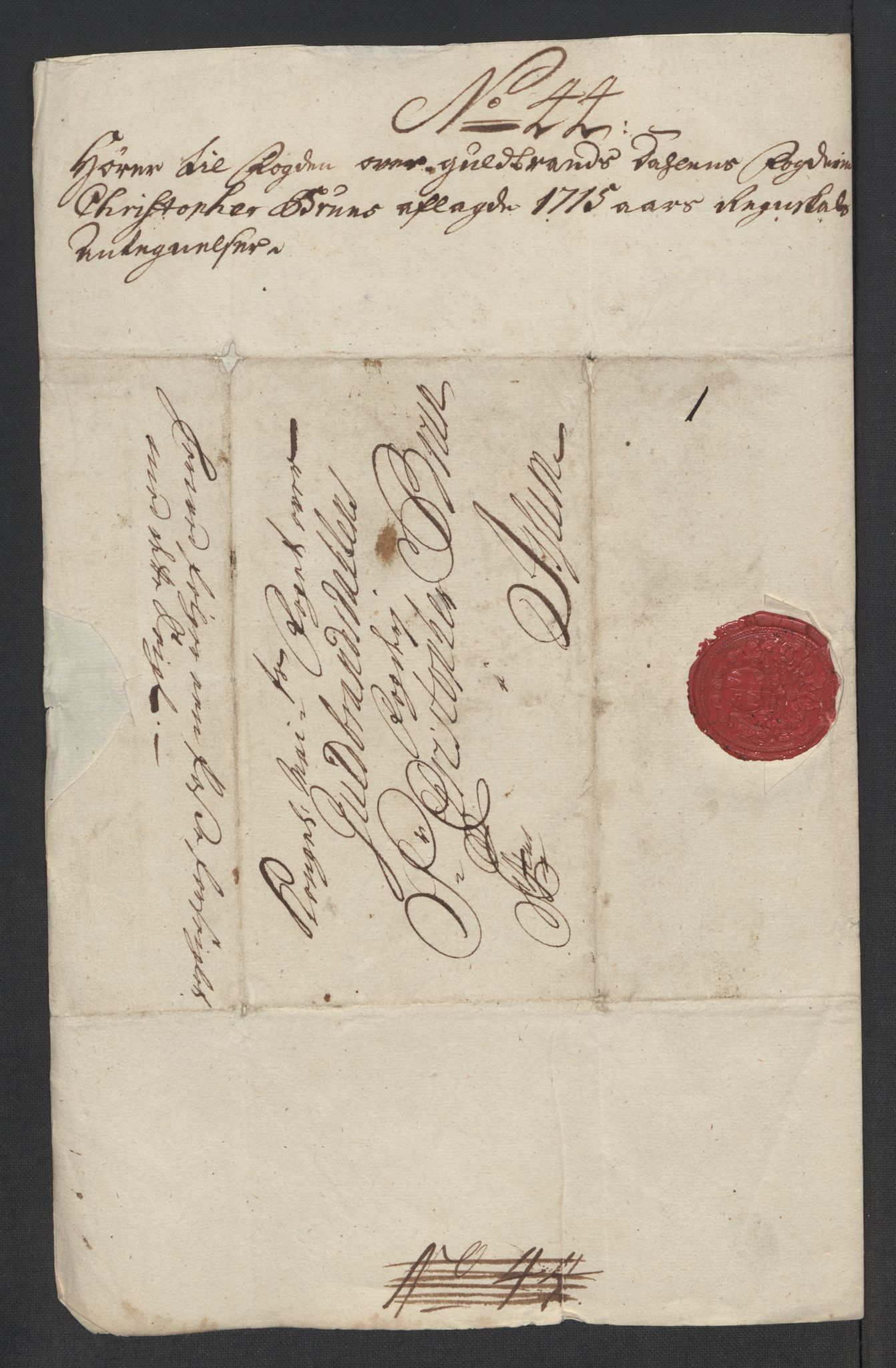 Rentekammeret inntil 1814, Reviderte regnskaper, Fogderegnskap, AV/RA-EA-4092/R17/L1185: Fogderegnskap Gudbrandsdal, 1715, p. 213