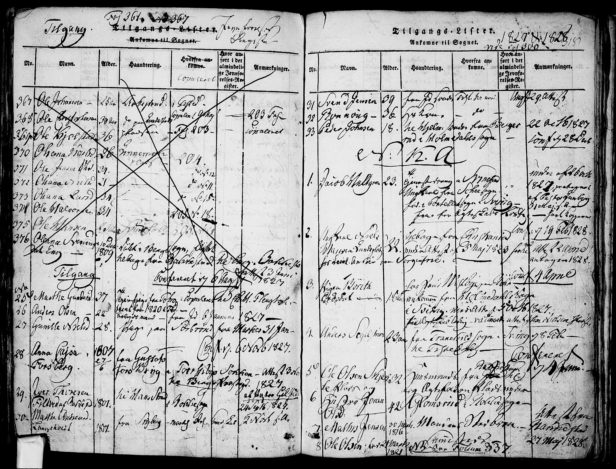 Berg prestekontor Kirkebøker, SAO/A-10902/F/Fa/L0002: Parish register (official) no. I 2, 1815-1831, p. 318